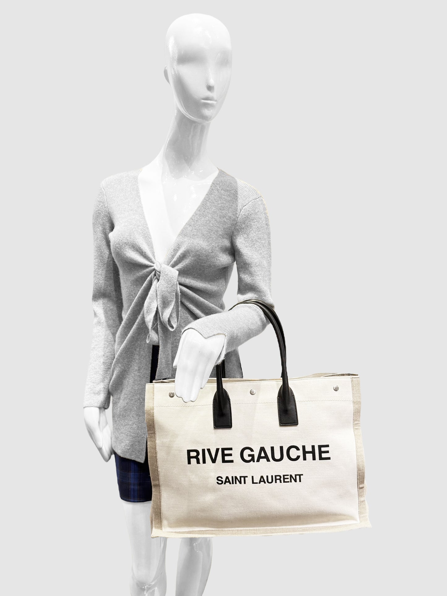Rive Gauche Canvas Tote Bag