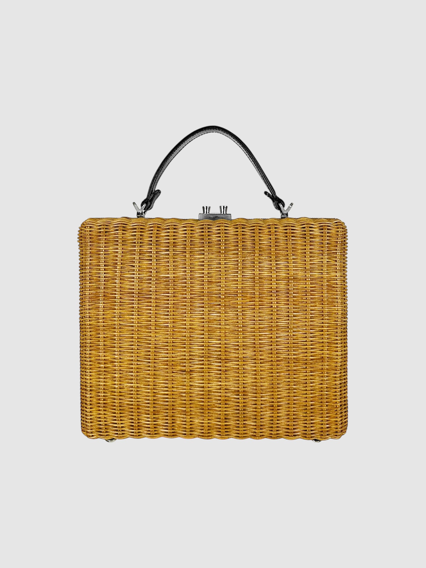 Wicker Handle Bag