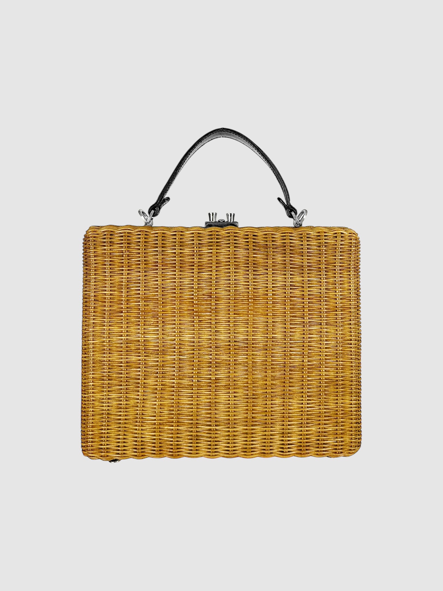 Wicker Handle Bag