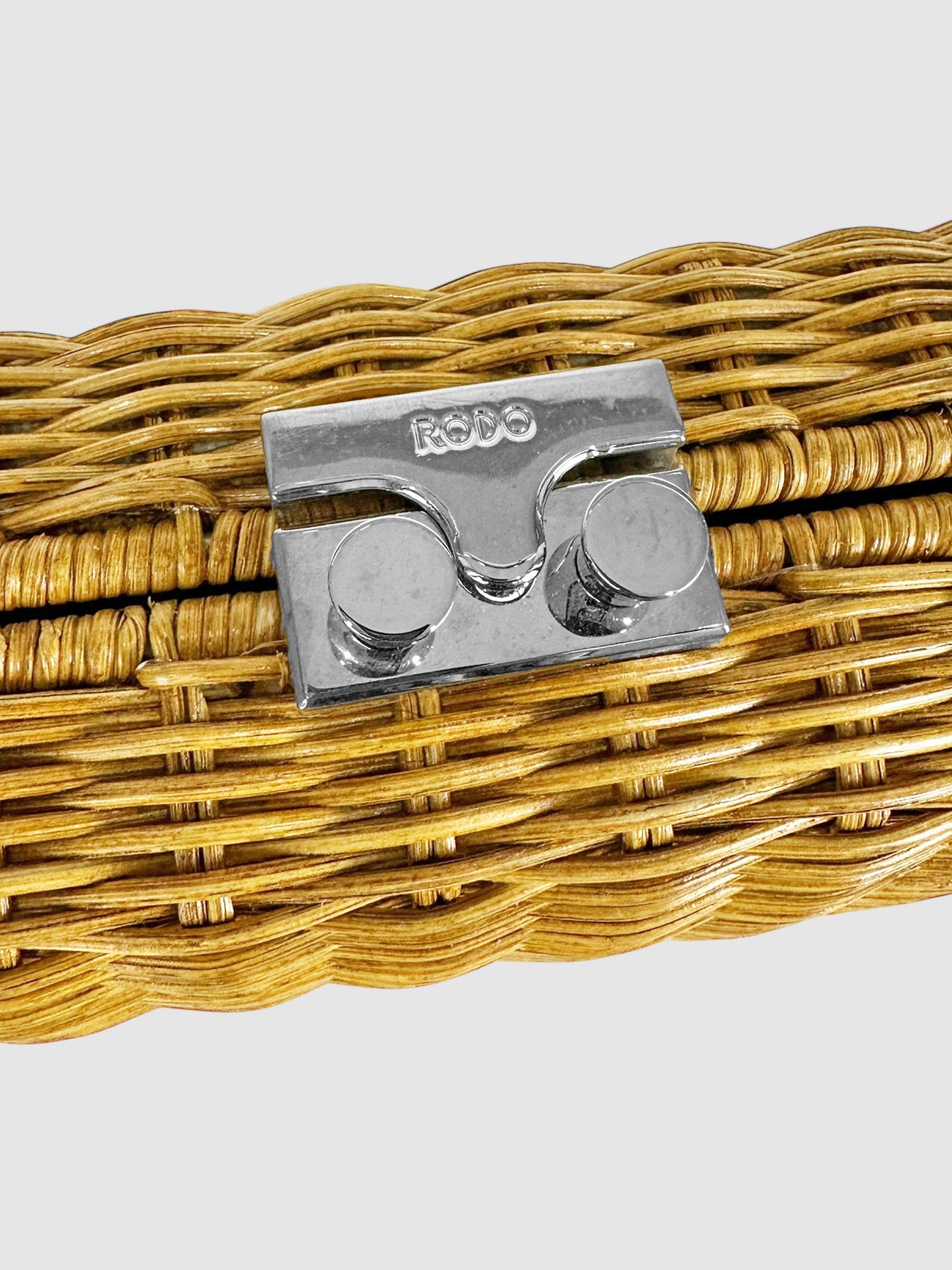 Wicker Handle Bag