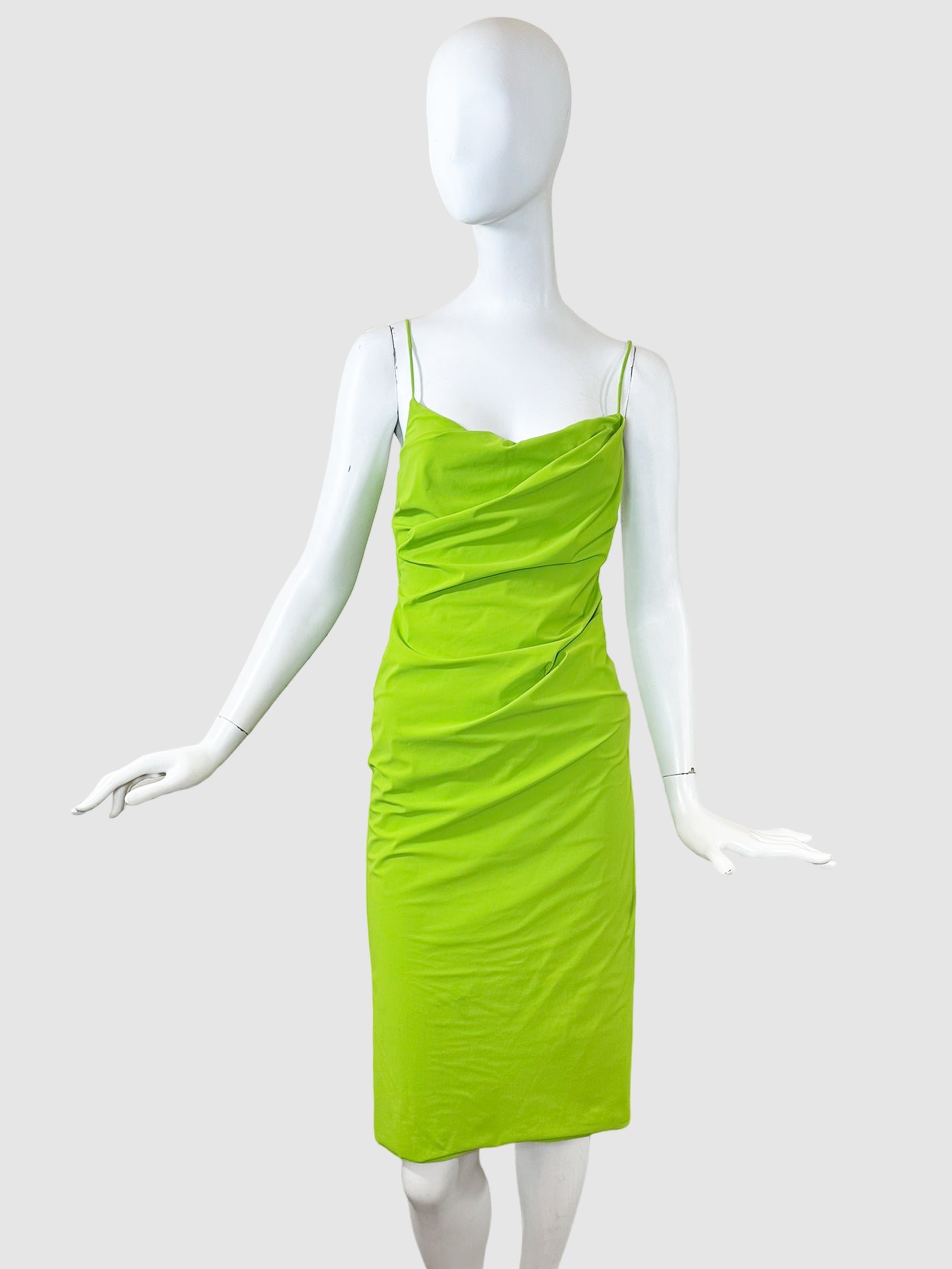 Greta Constantine Strappy Ruched Dress - Size S Second Nature Boutique Greta Constantine Strappy Ruched Dress - Size S Second Nature Boutique