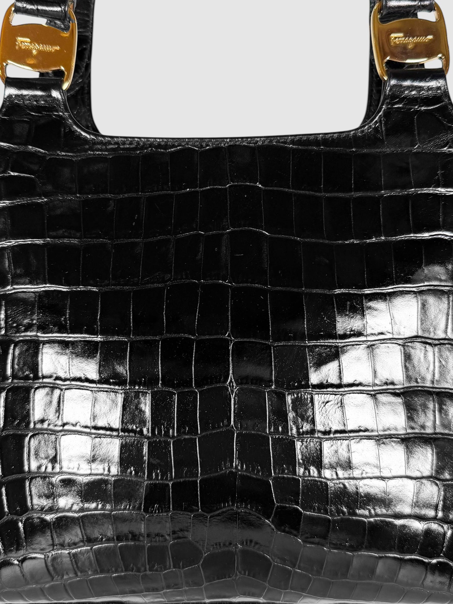 Croc-Embossed Bag