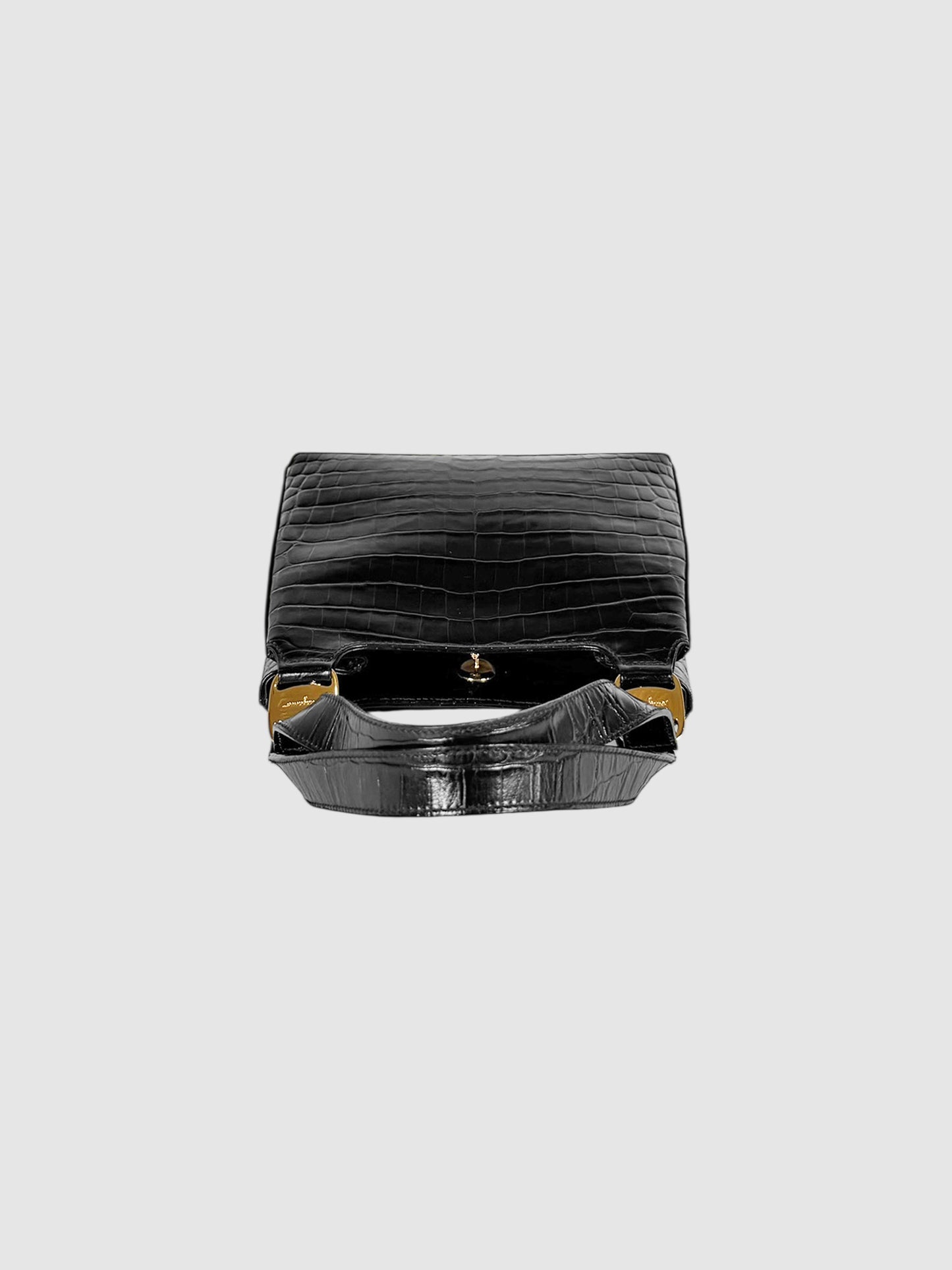 Croc-Embossed Bag