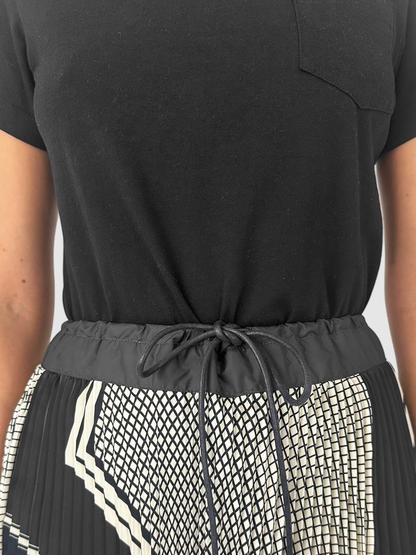 Pleated Midi Dress