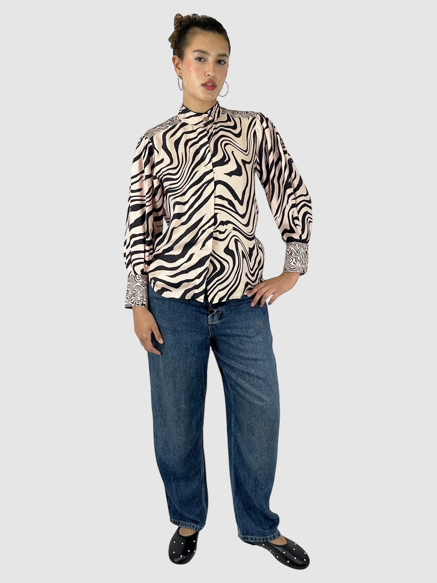 Jade Zebra Top