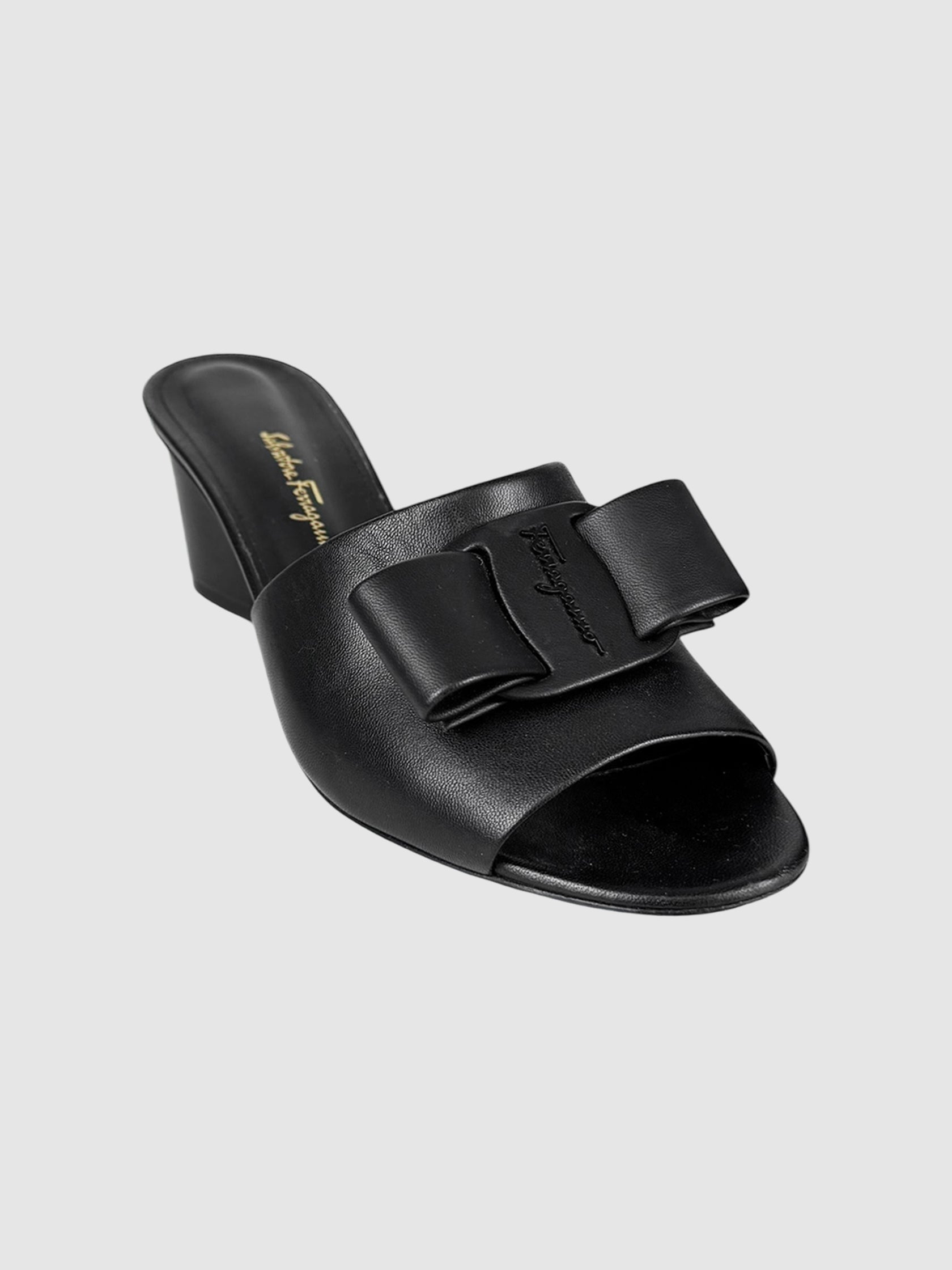 Valery Bow Heel Sandals - Size 7
