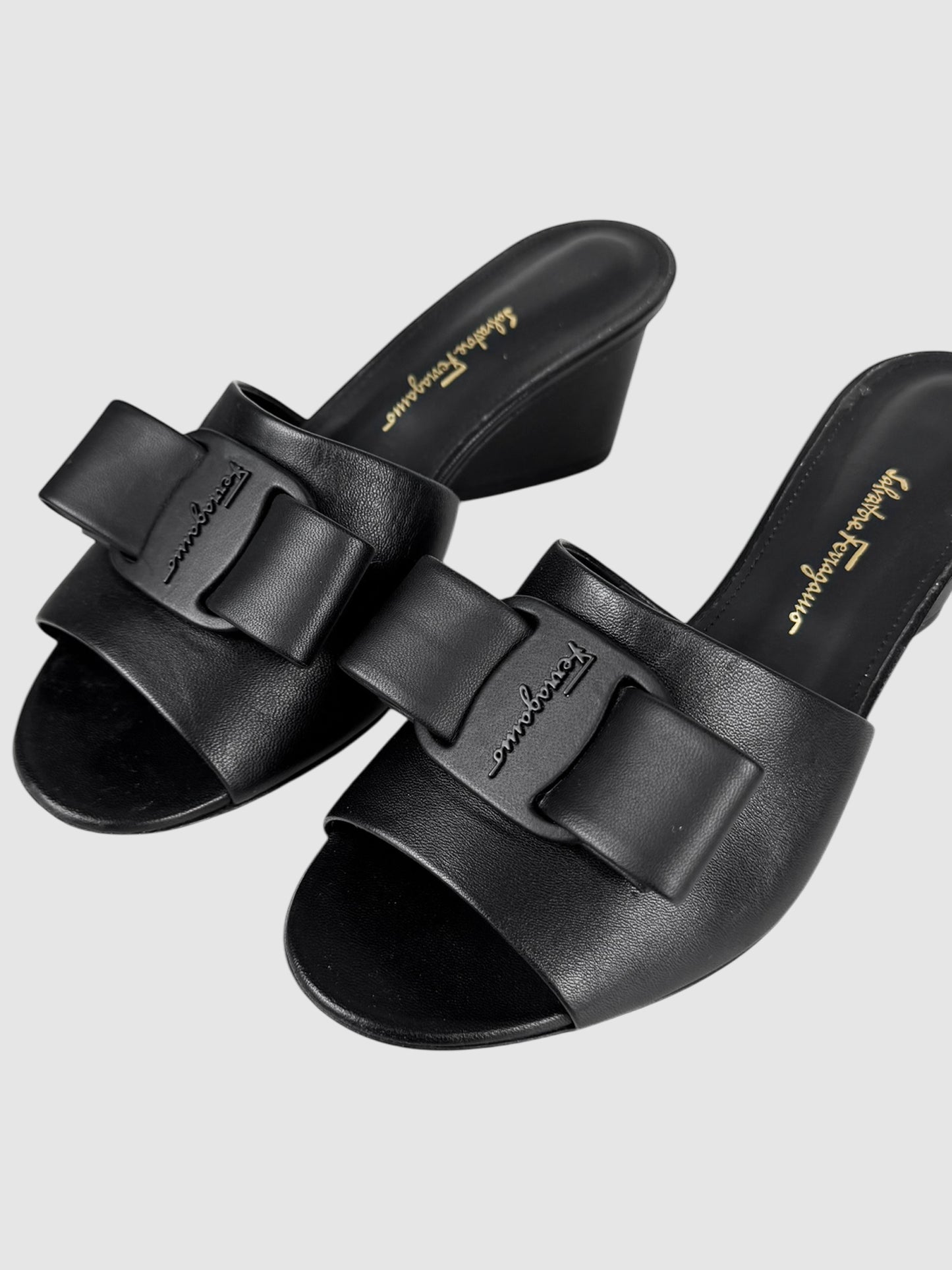 Valery Bow Heel Sandals - Size 7