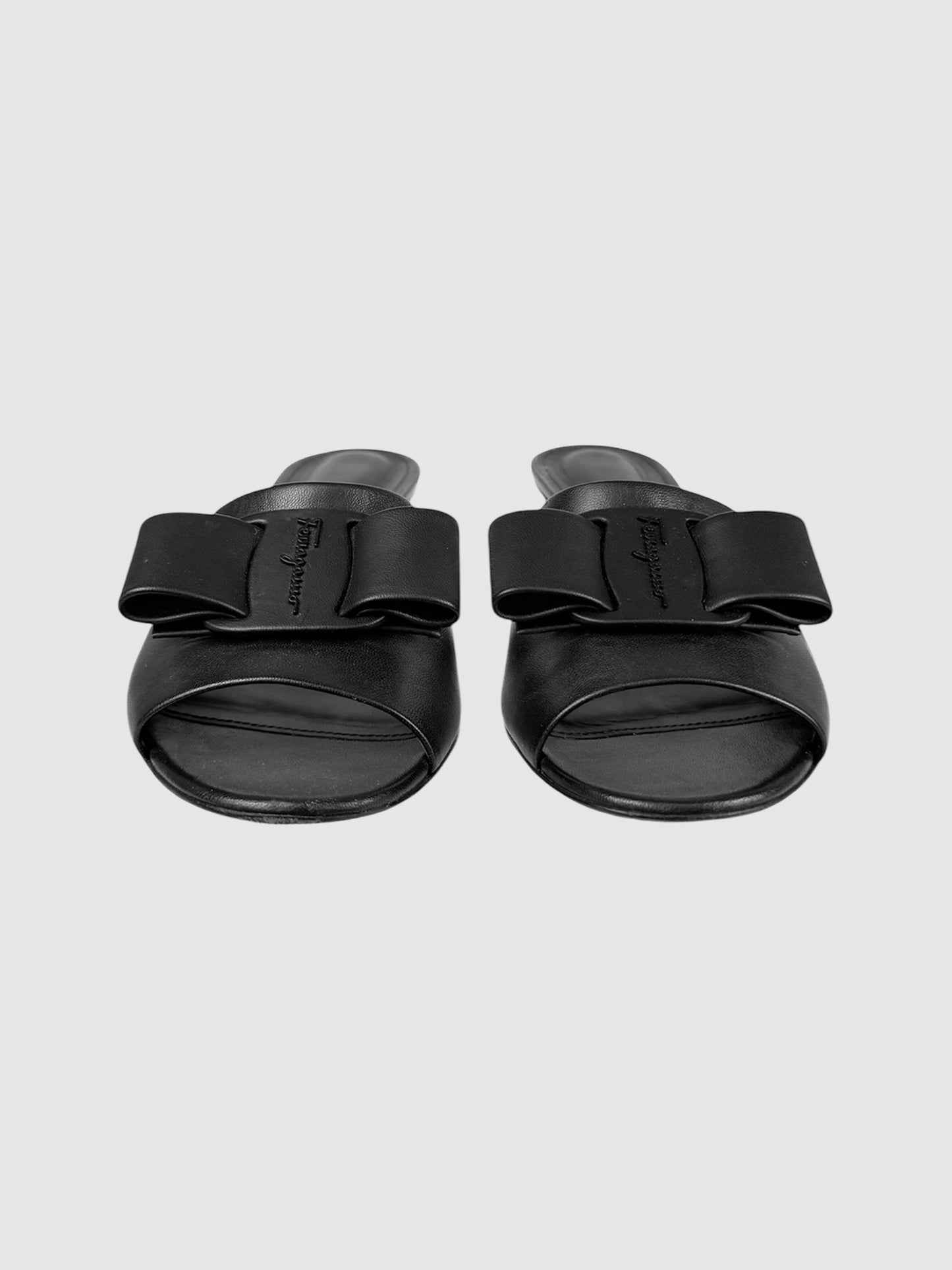 Valery Bow Heel Sandals - Size 7
