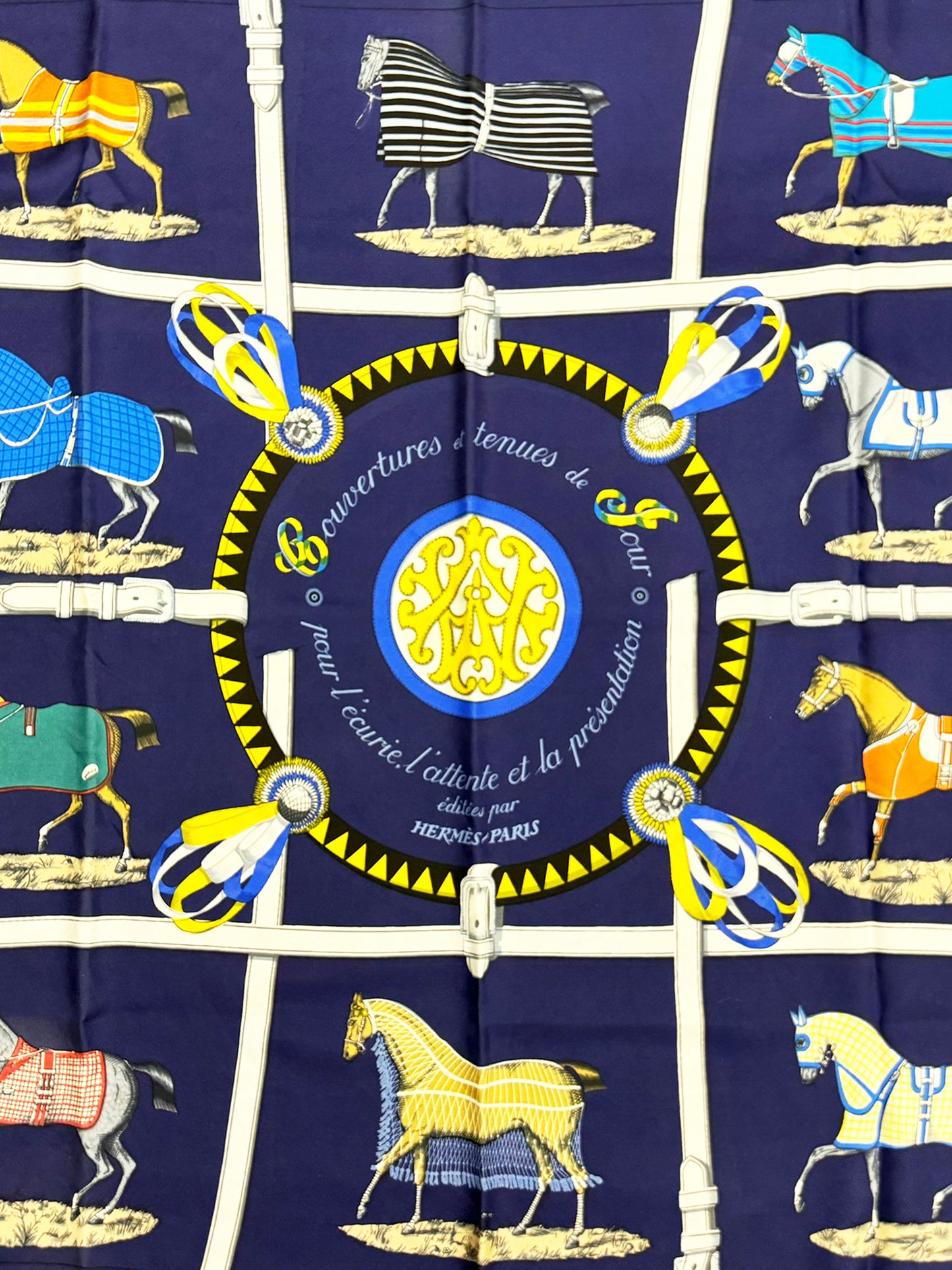 "Couvertures et Tenues de Jour" Silk Scarf