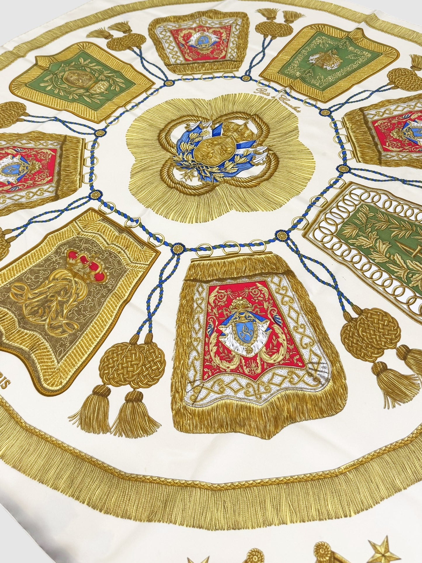 "Poste et Cavalerie" Silk Scarf