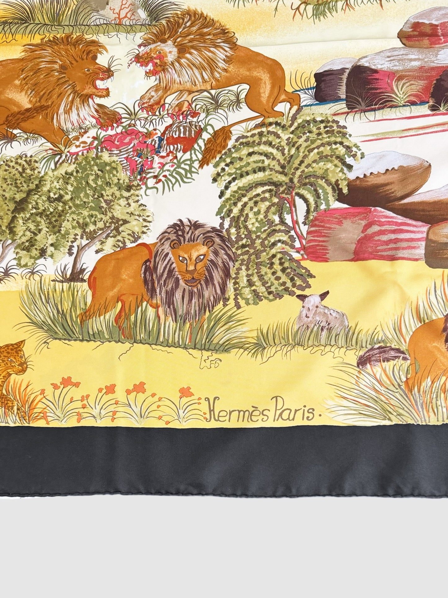 "Nuba Mountain" Silk Scarf