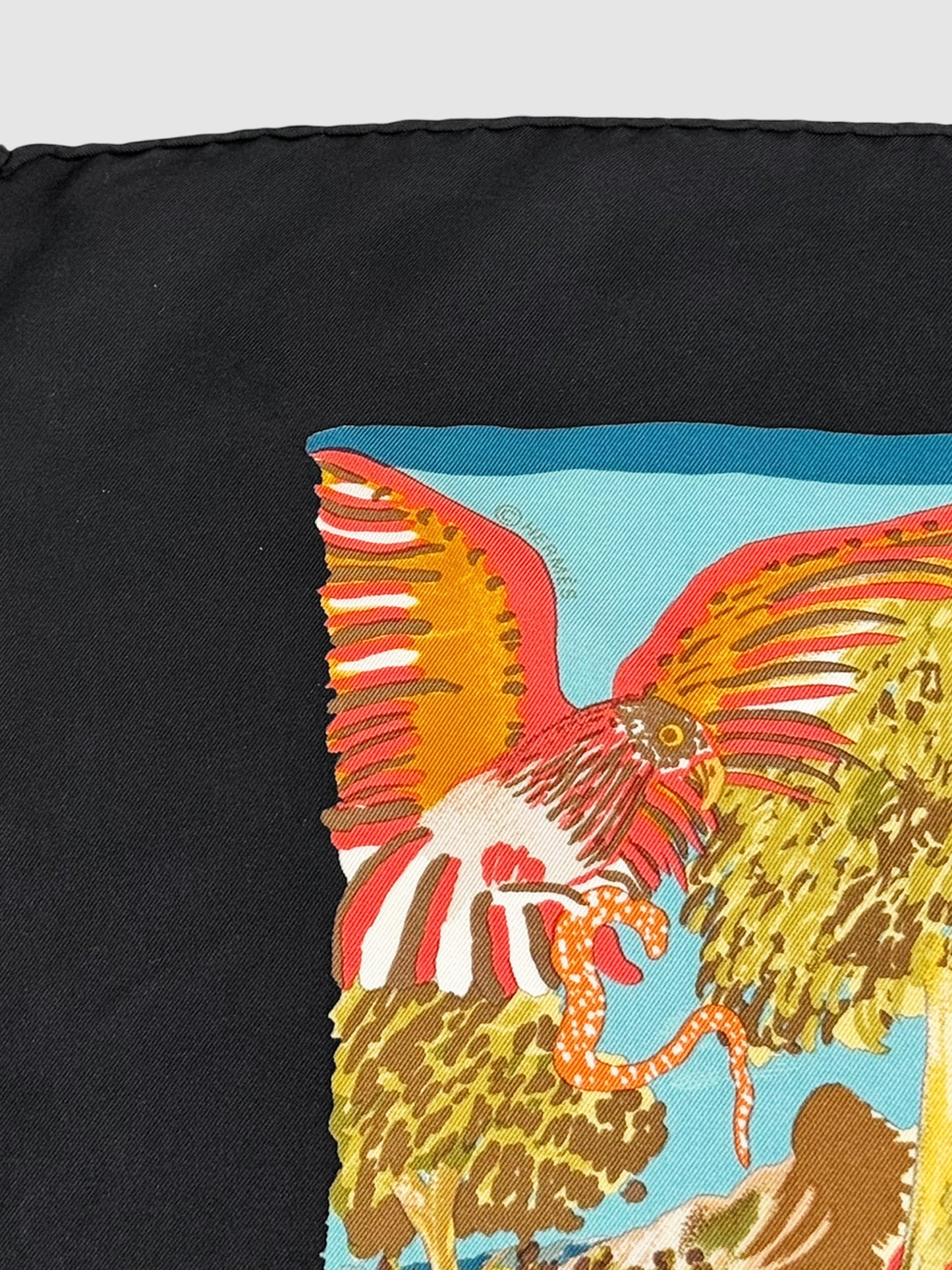 "Nuba Mountain" Silk Scarf