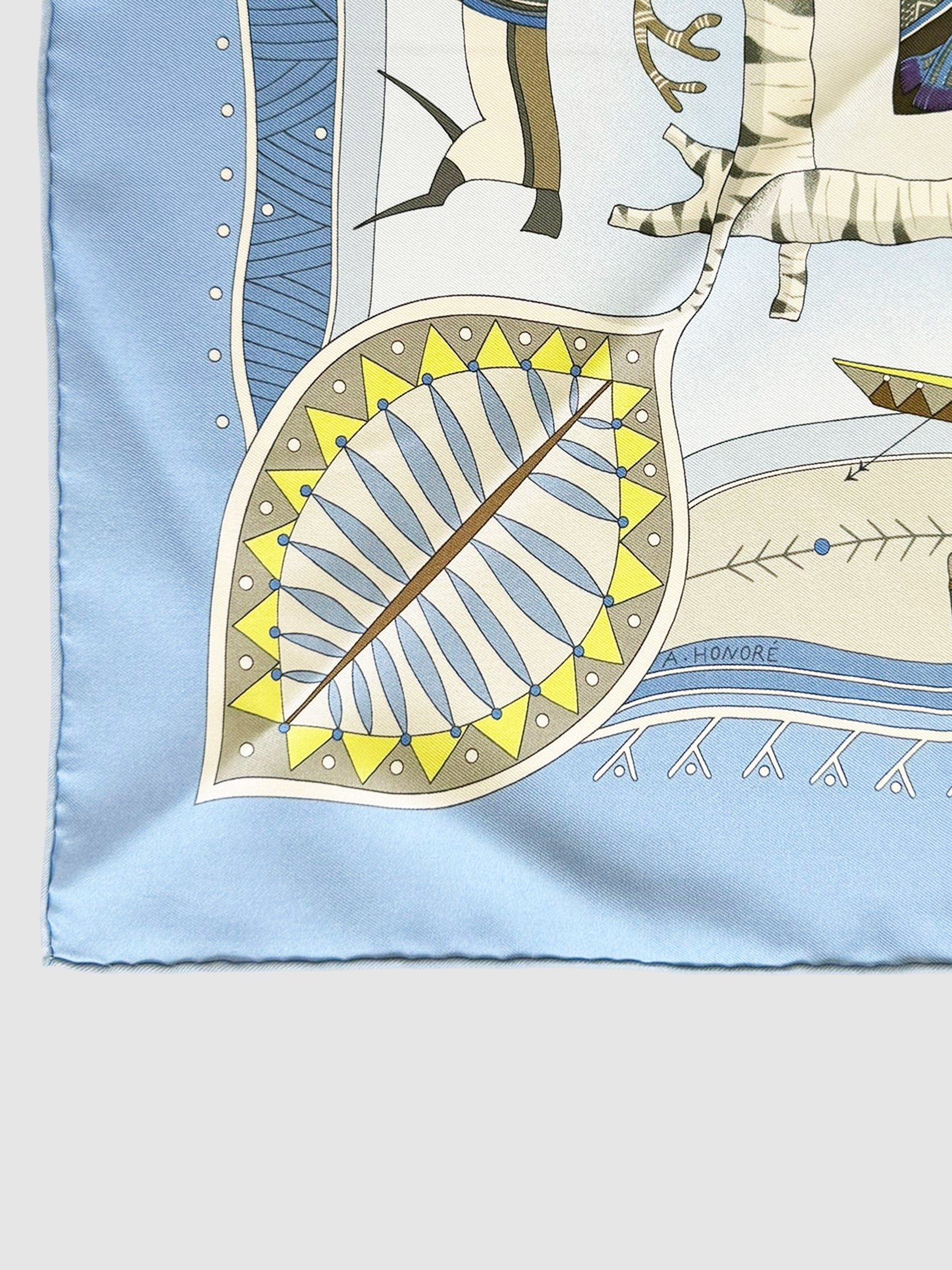 2004 "La Vie du Grand Nord" Silk Scarf