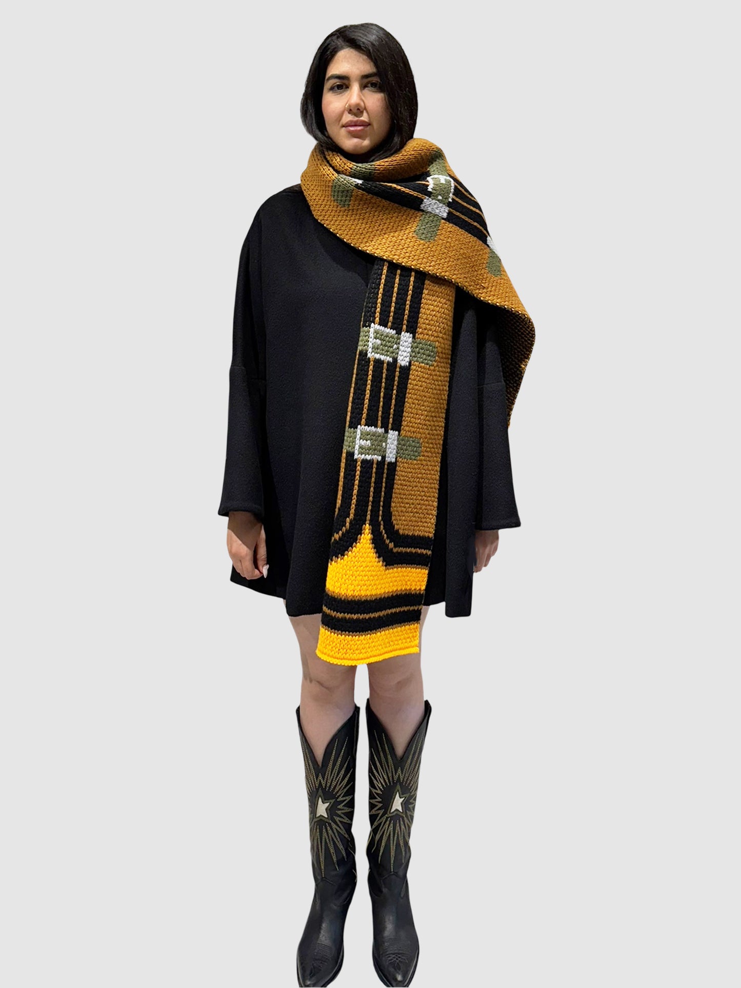 Knit Cashmere Scarf
