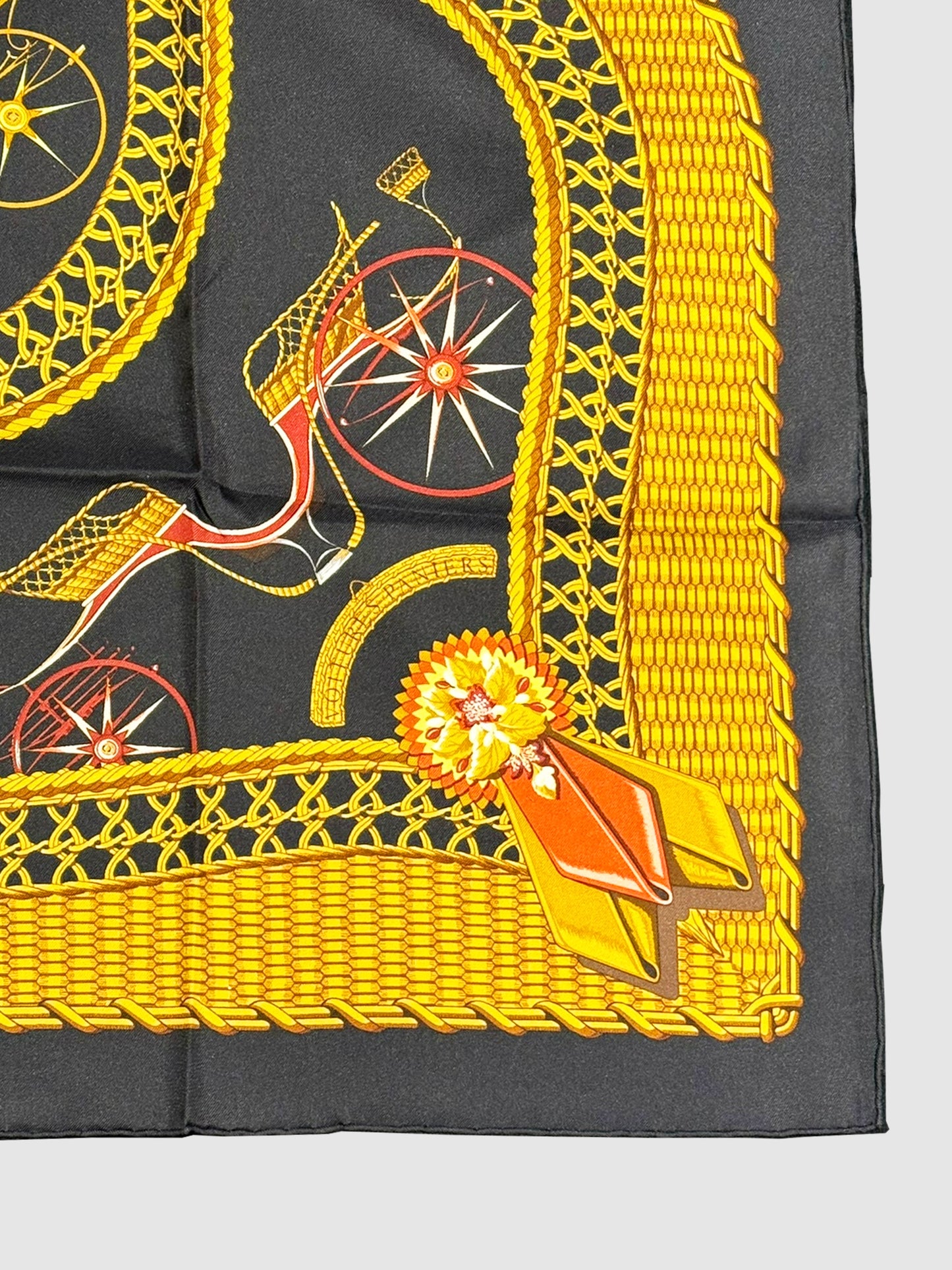 1990 "Voitures Paniers" Silk Scarf