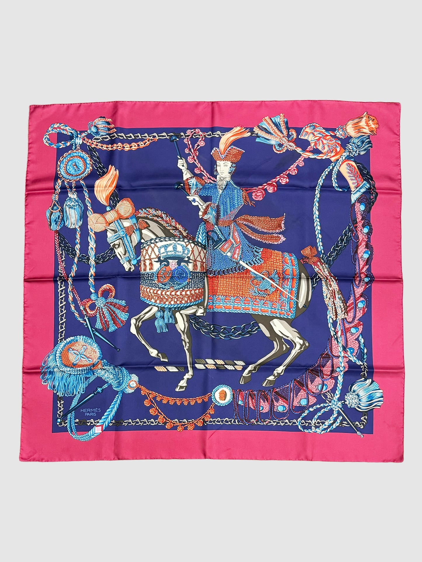 "Le Timbalier" Silk Scarf