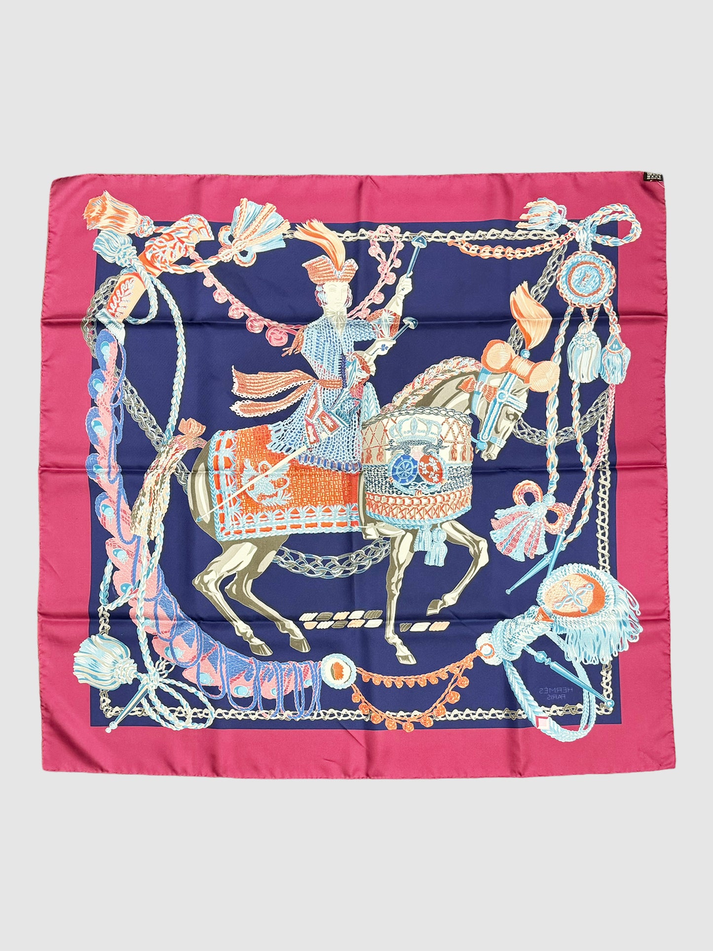 "Le Timbalier" Silk Scarf