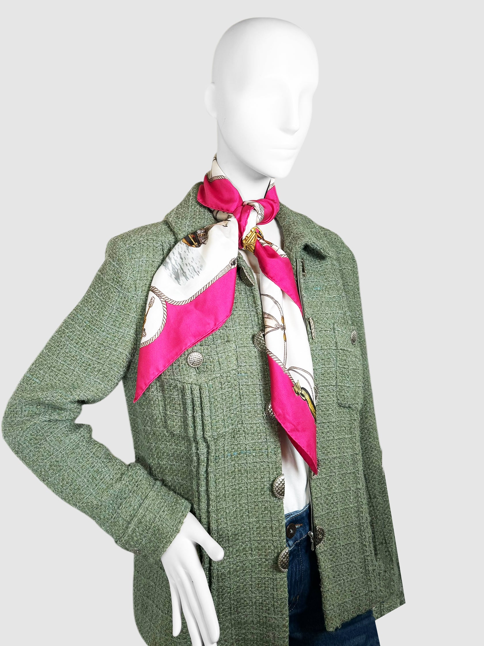1964 "Vaisseaux et Frégates" Silk Scarf