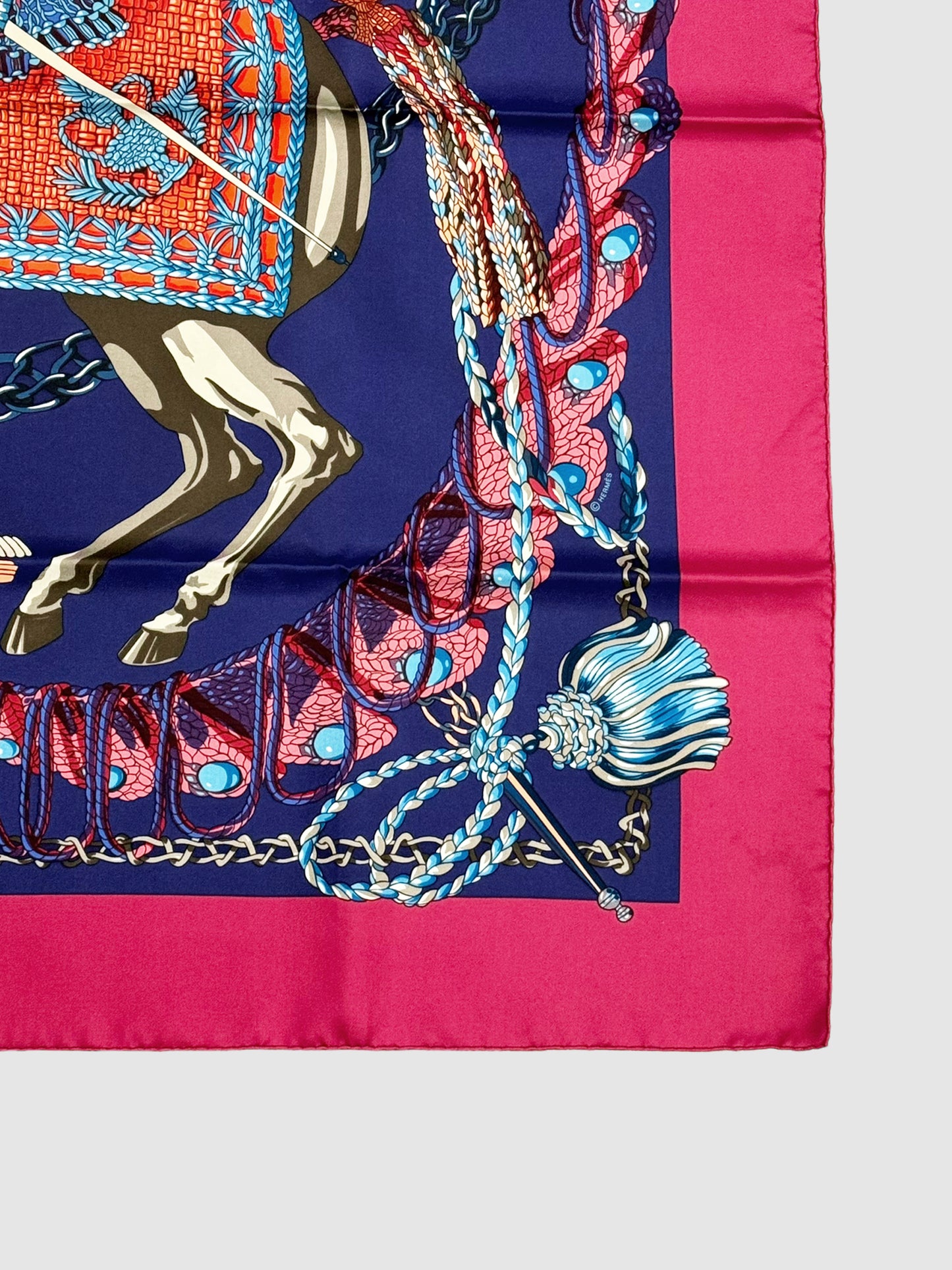 "Le Timbalier" Silk Scarf