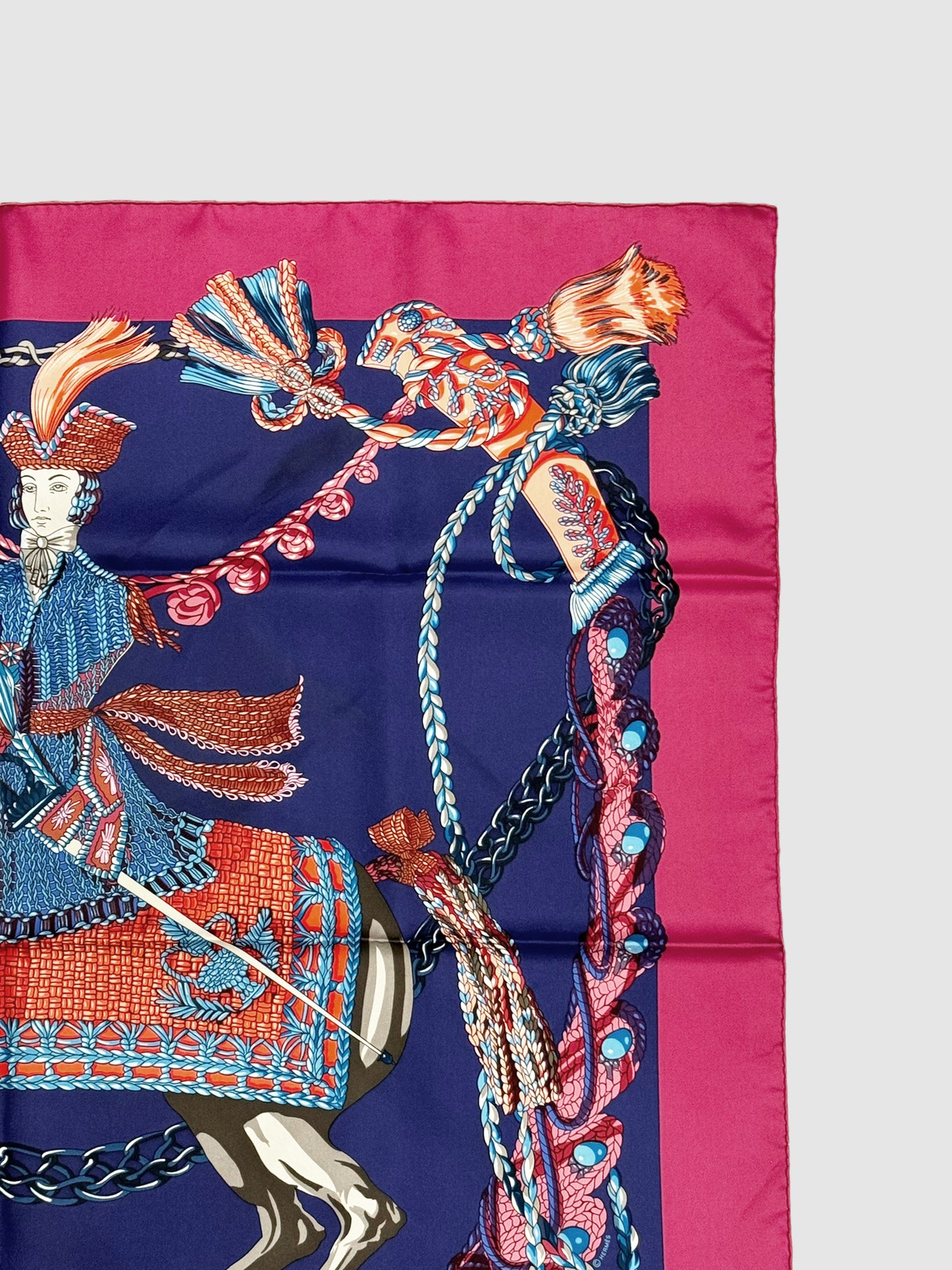 "Le Timbalier" Silk Scarf