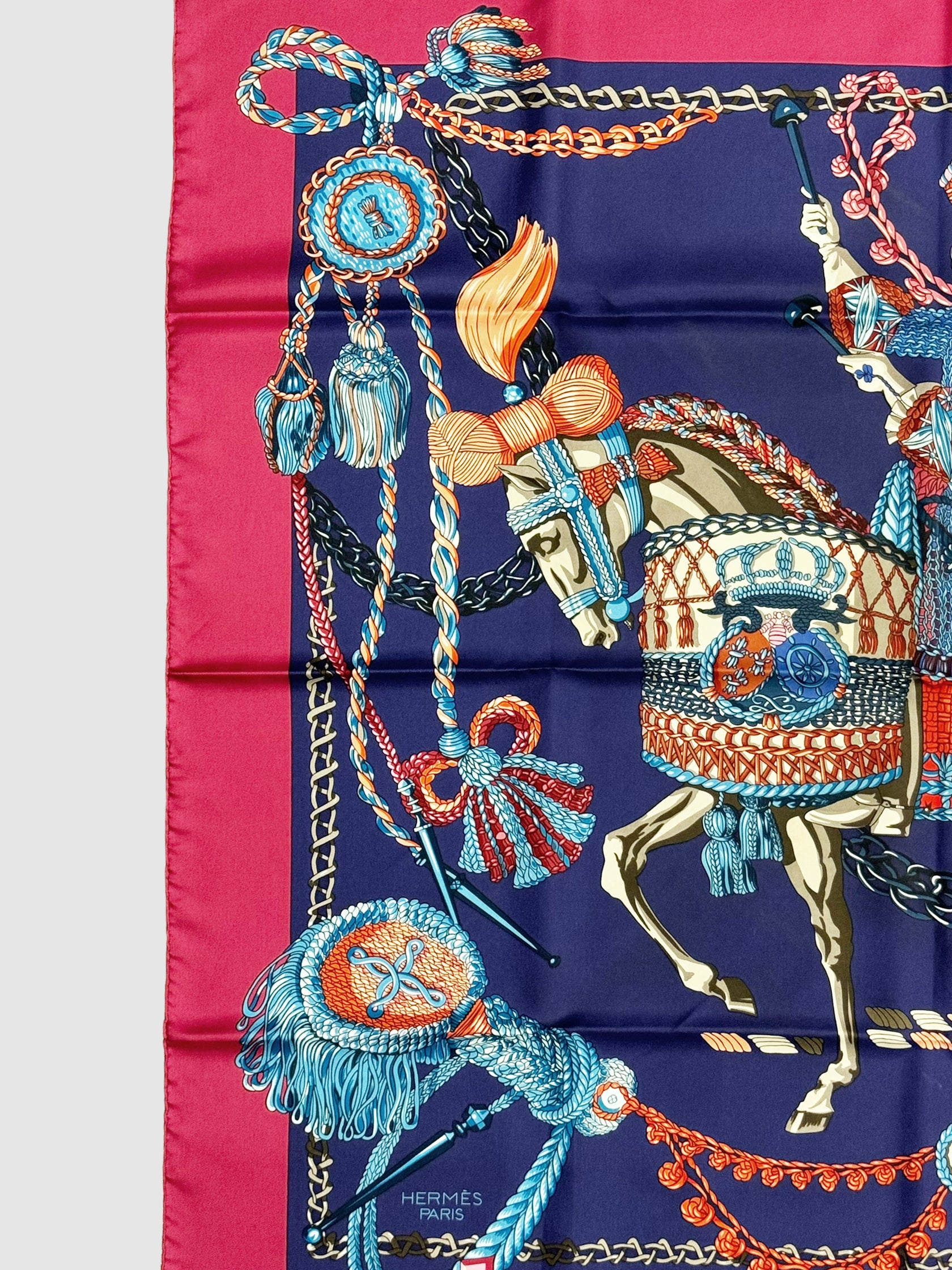 "Le Timbalier" Silk Scarf