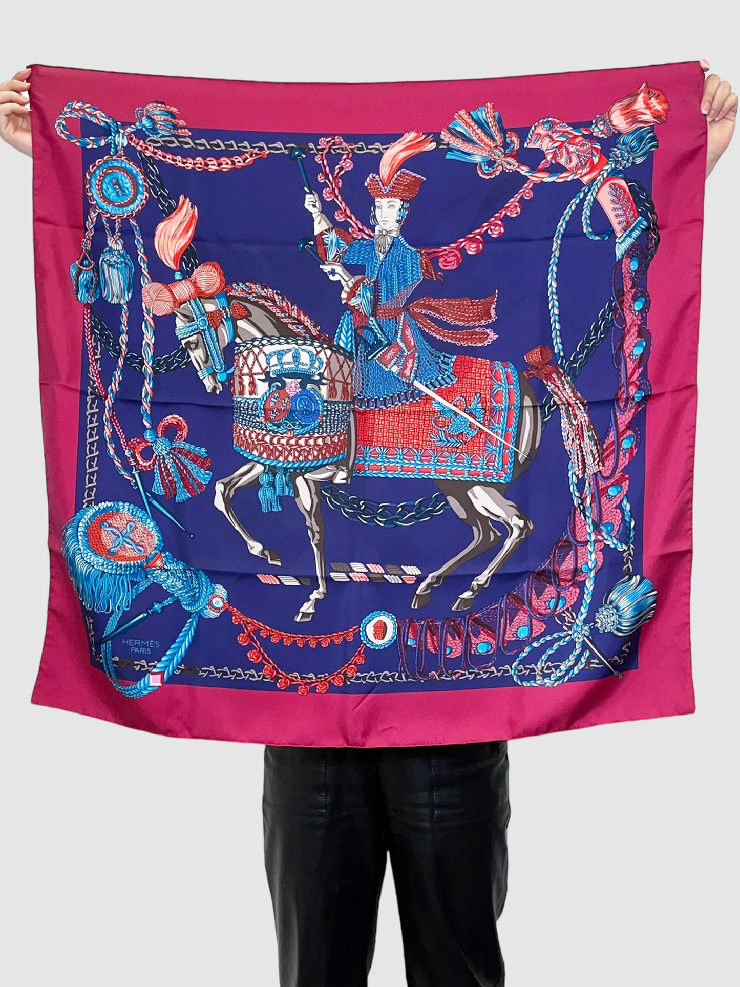 "Le Timbalier" Silk Scarf