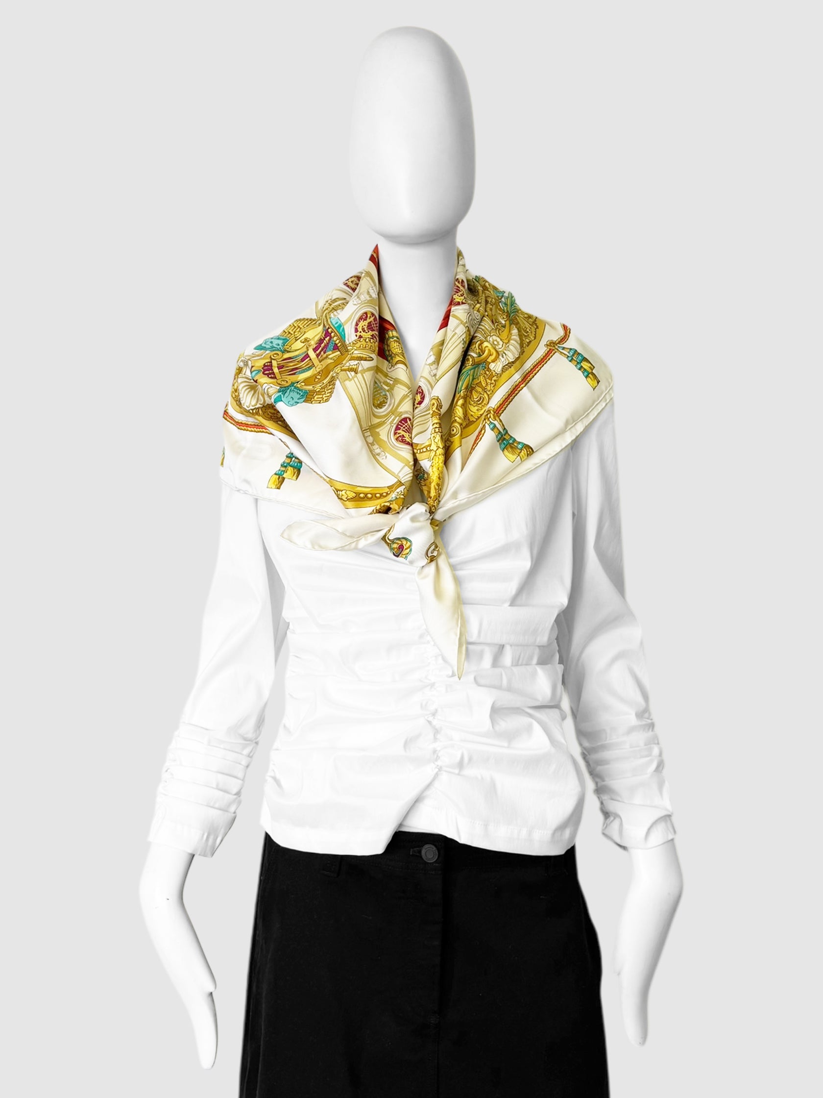 1986 "Hommage à Charles Garnier" Silk Scarf