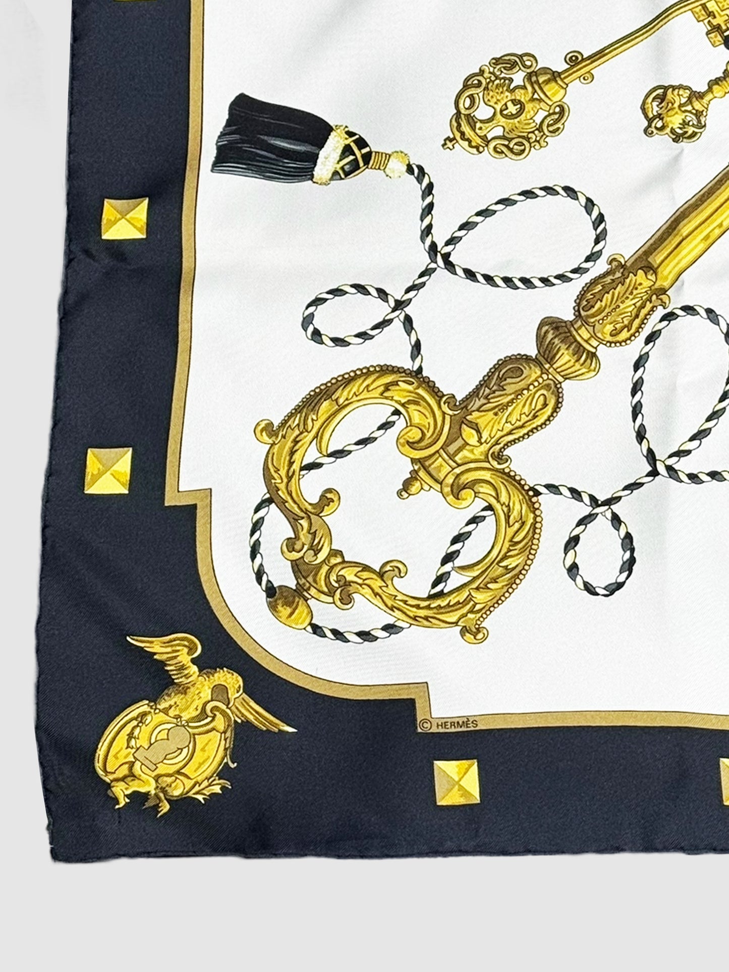 "Les Cles" Silk Scarf