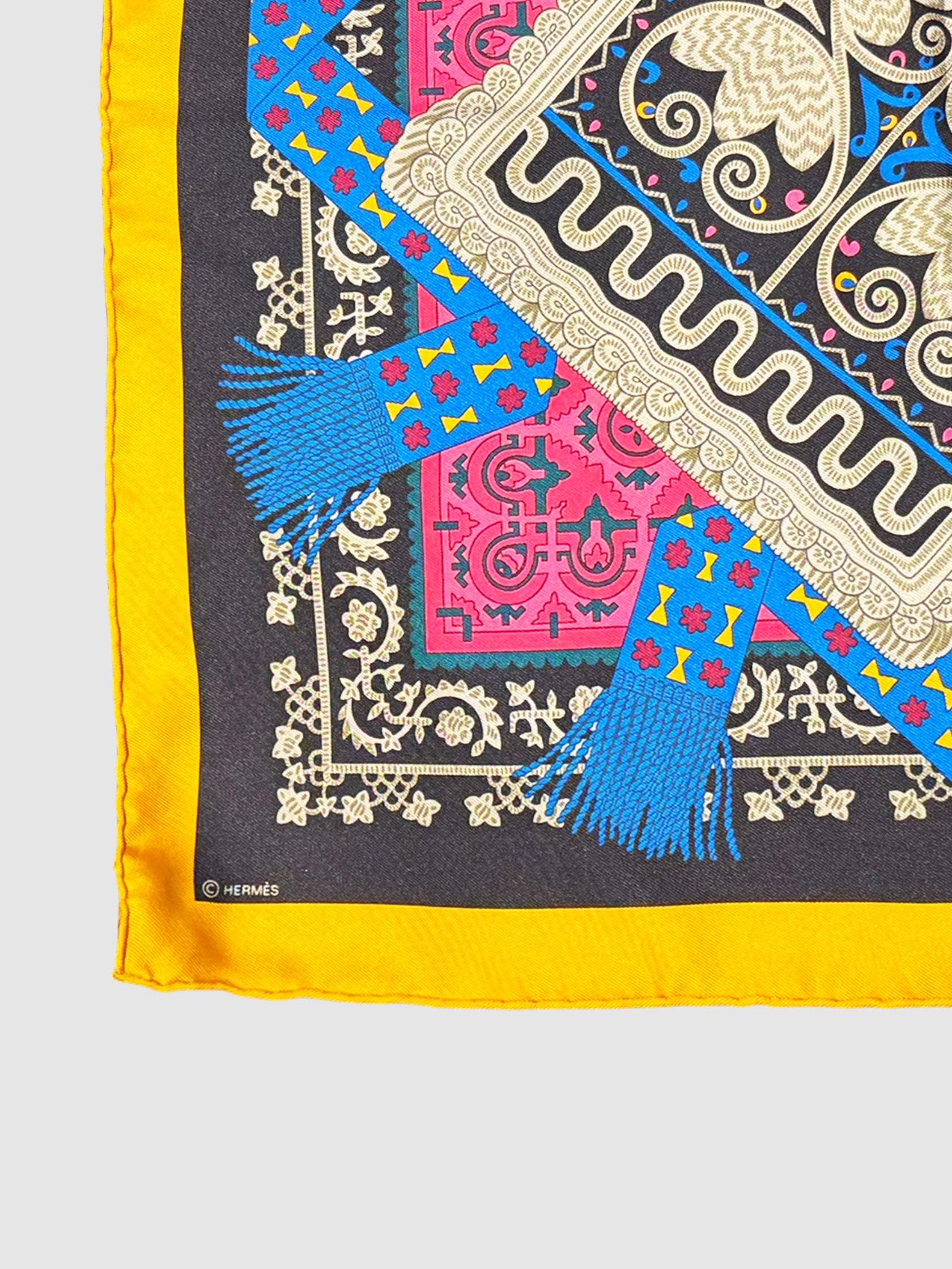 1982 "Brins d'Or" Silk Scarf