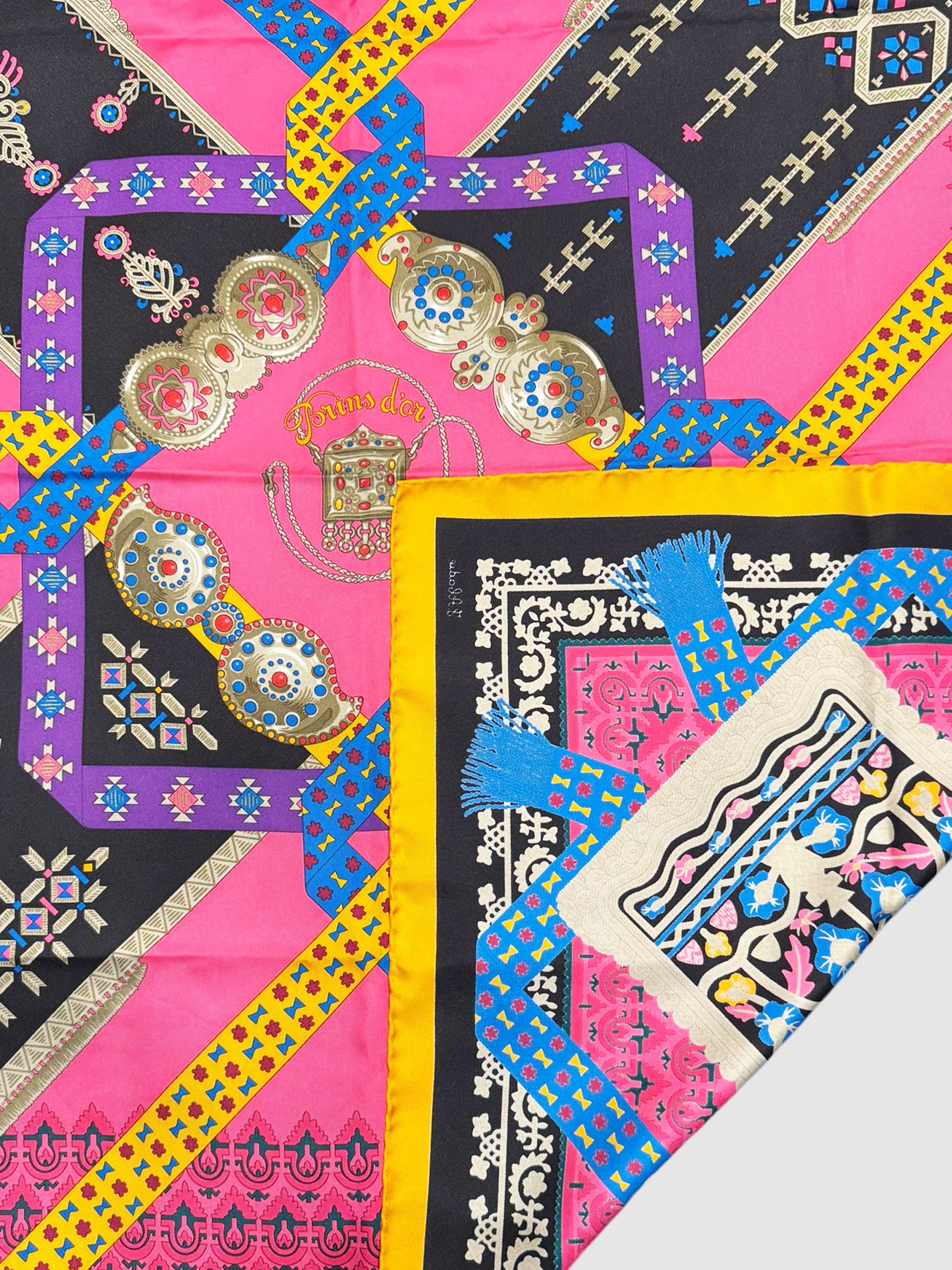 1982 "Brins d'Or" Silk Scarf