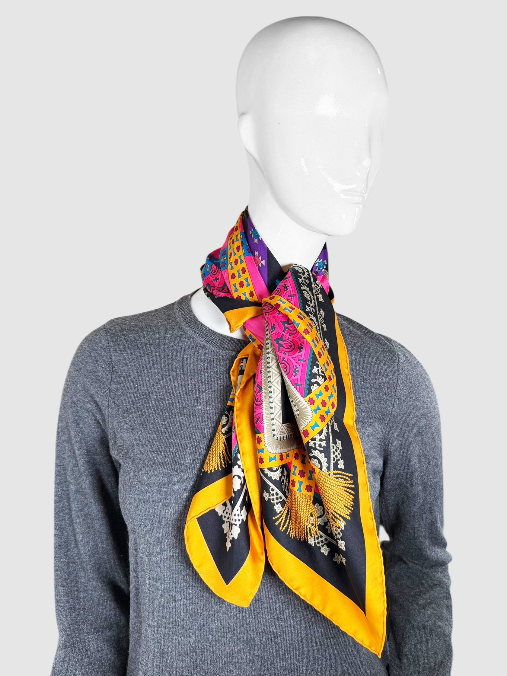 1982 "Brins d'Or" Silk Scarf