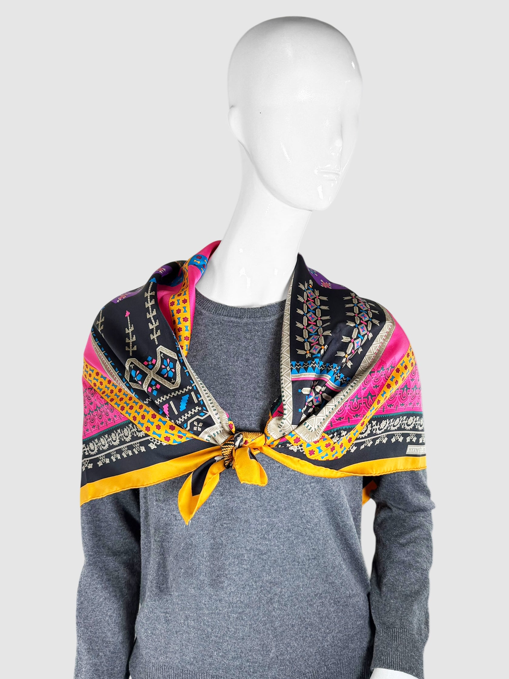 1982 "Brins d'Or" Silk Scarf