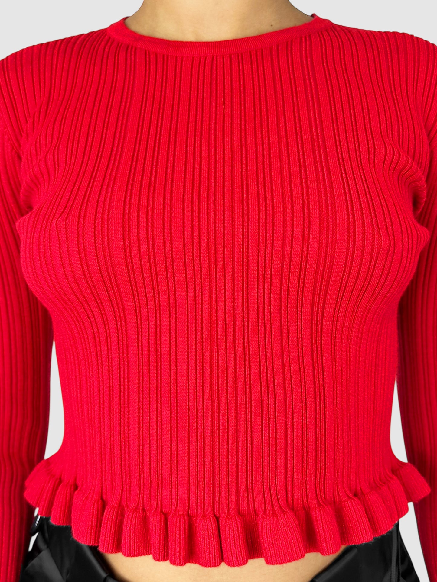 Ruffle Trim Top