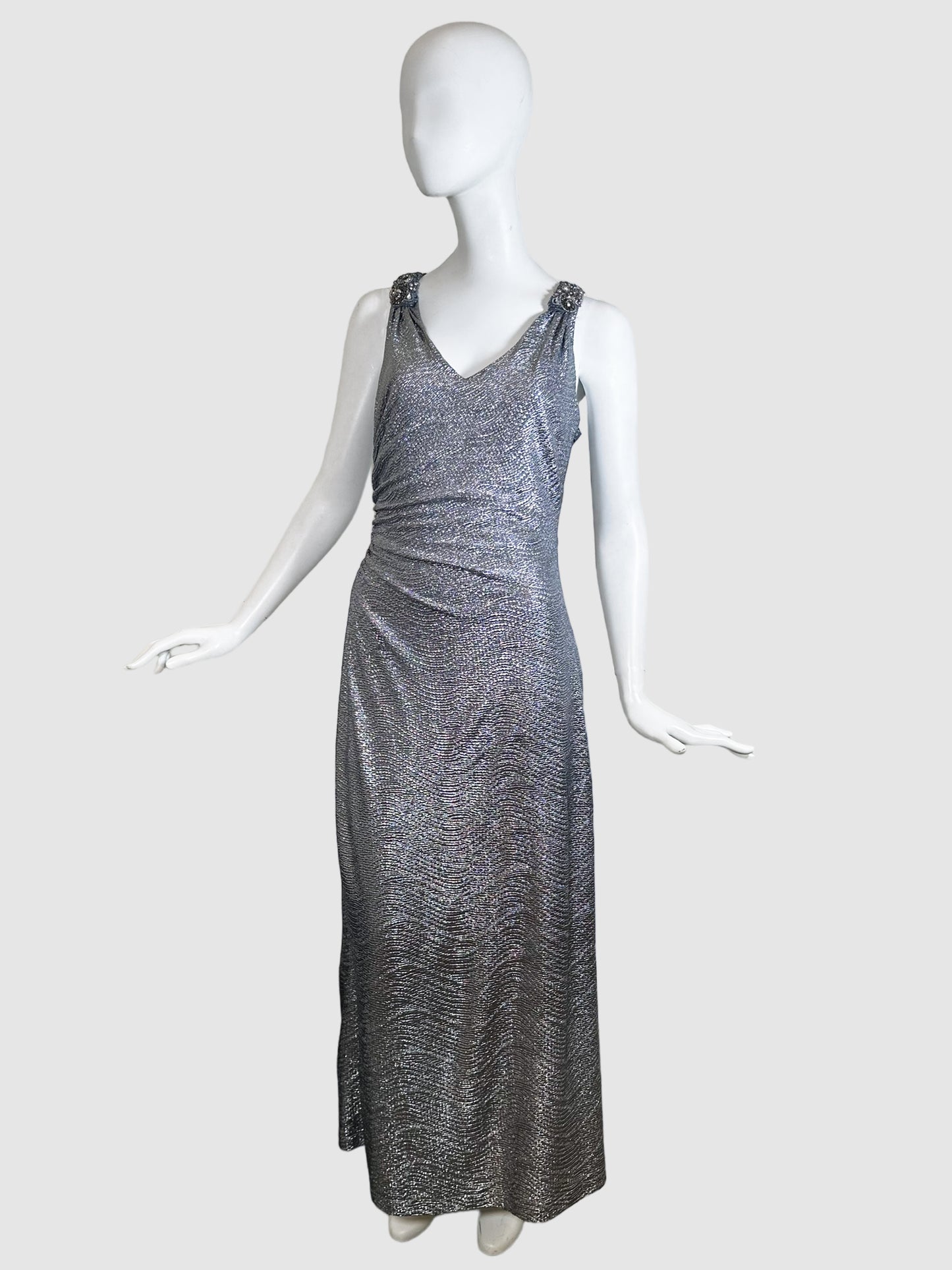 Cachel Sparkling Sleeveless Gown - Size 8