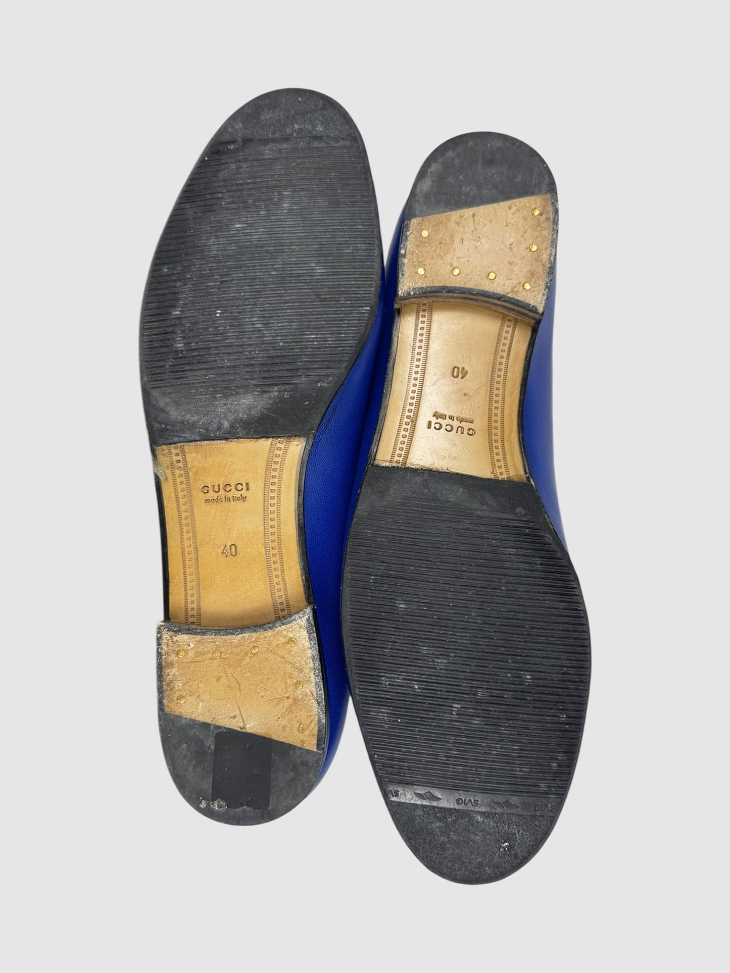 Horsebit Leather Loafers - Size 40