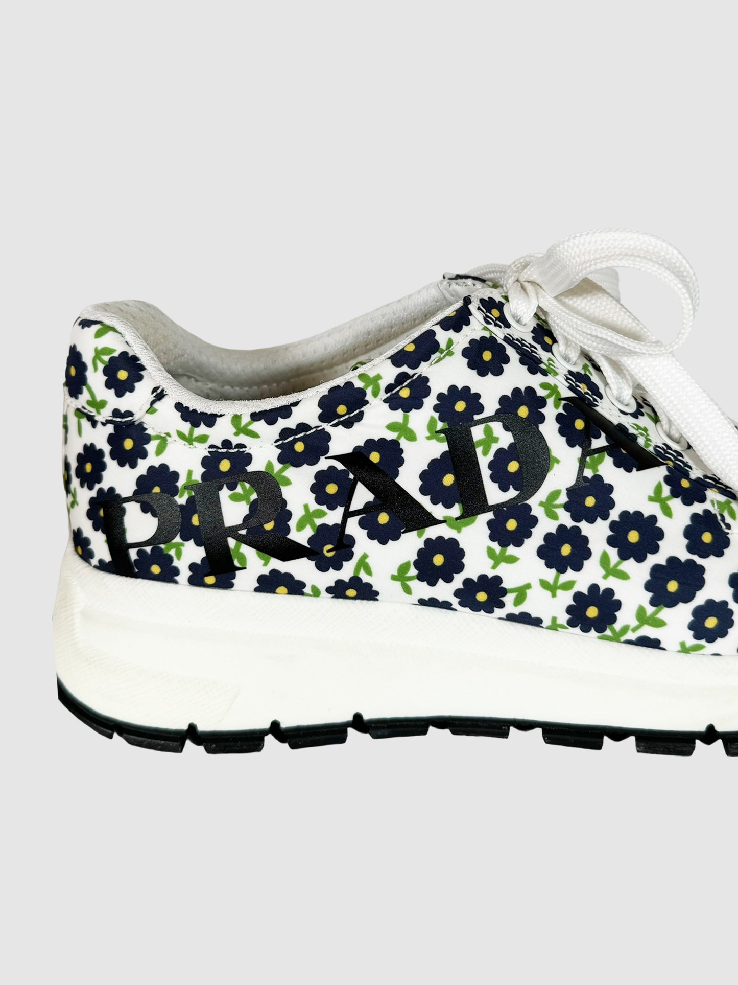 Floral Nylon Sneakers - Size 38