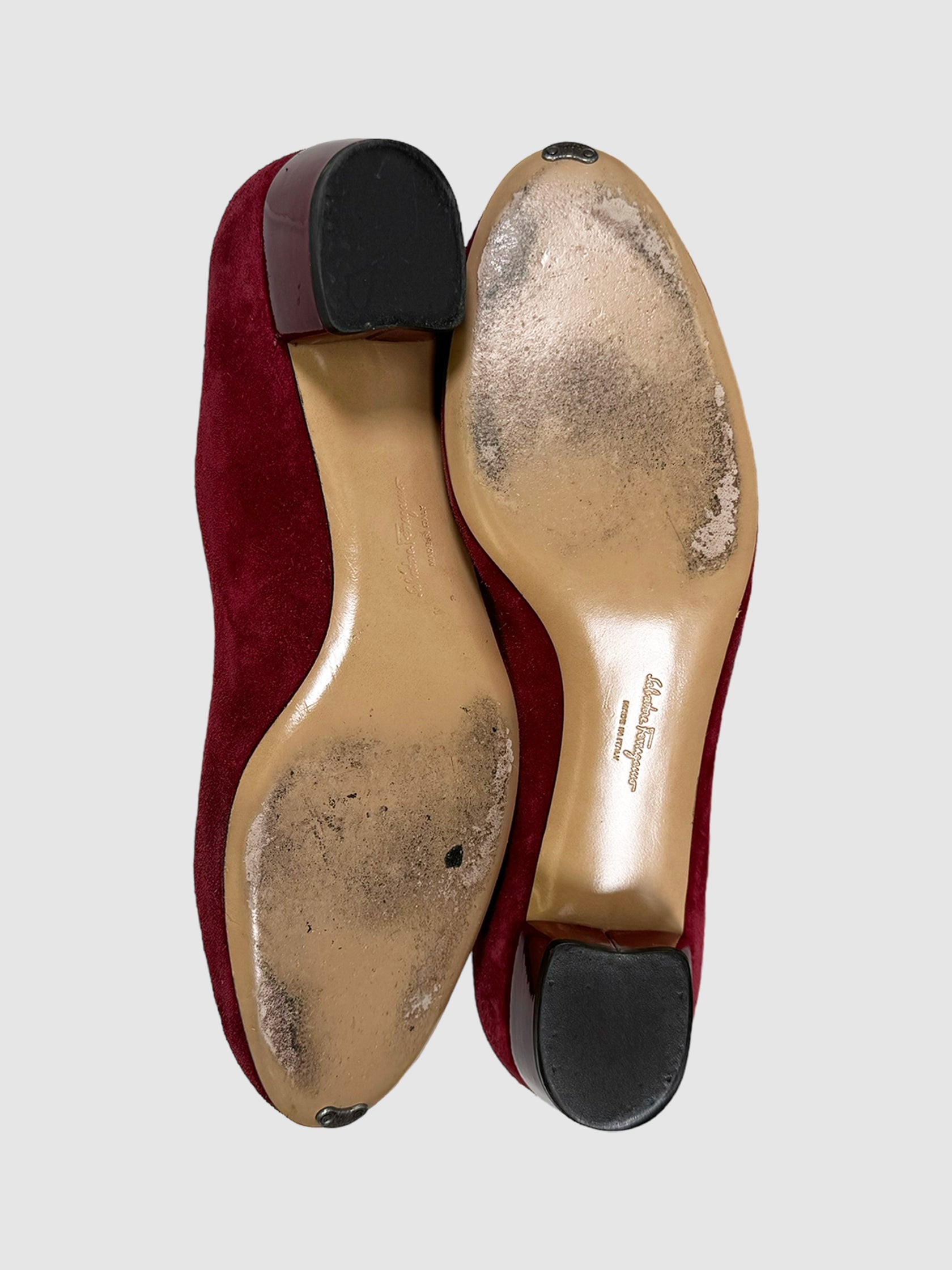 Suede Pumps - Size 11