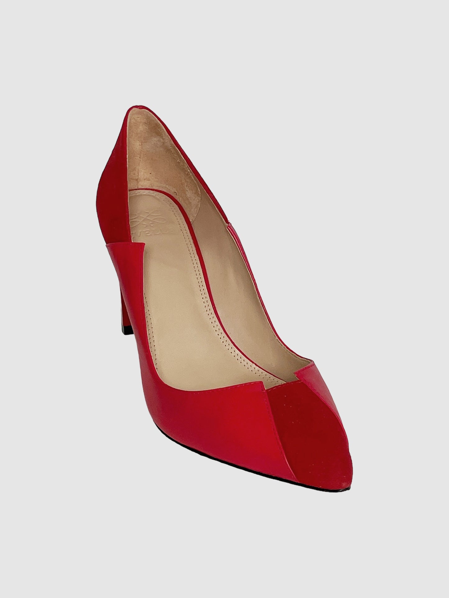 Leather and Suede Pumps - Size 39