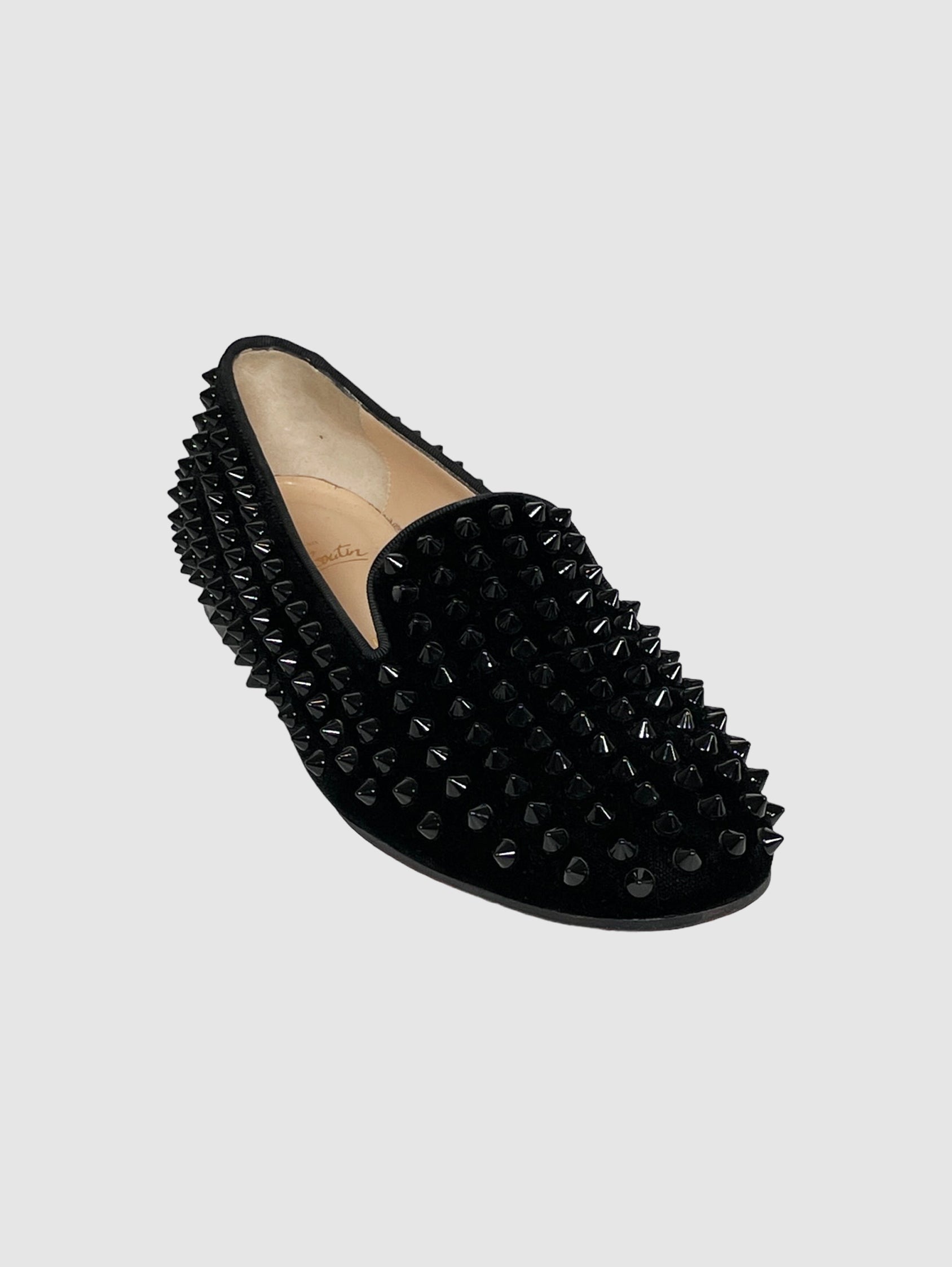 HOT Louboutin Dandelion Spikes Louboutin Spike Loafers