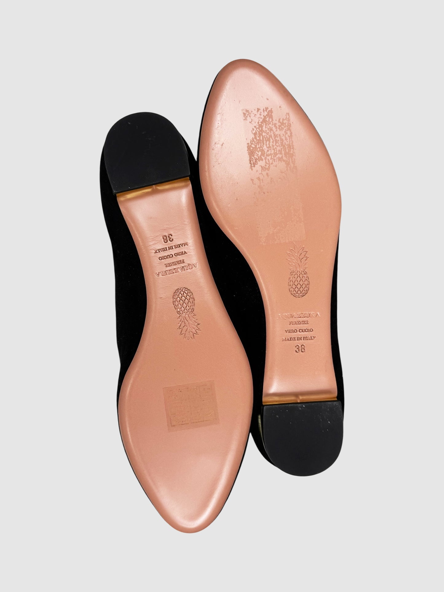Bow Suede Flats