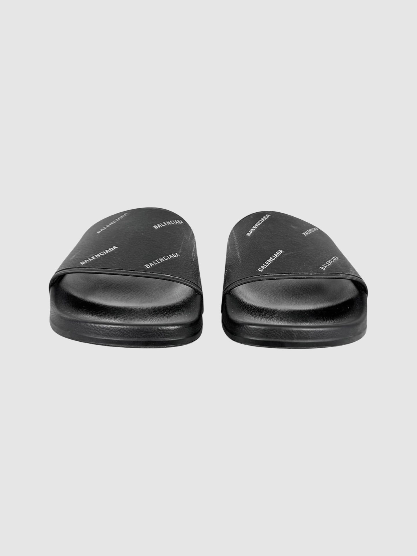 Logo Rubber Slides - Size 9
