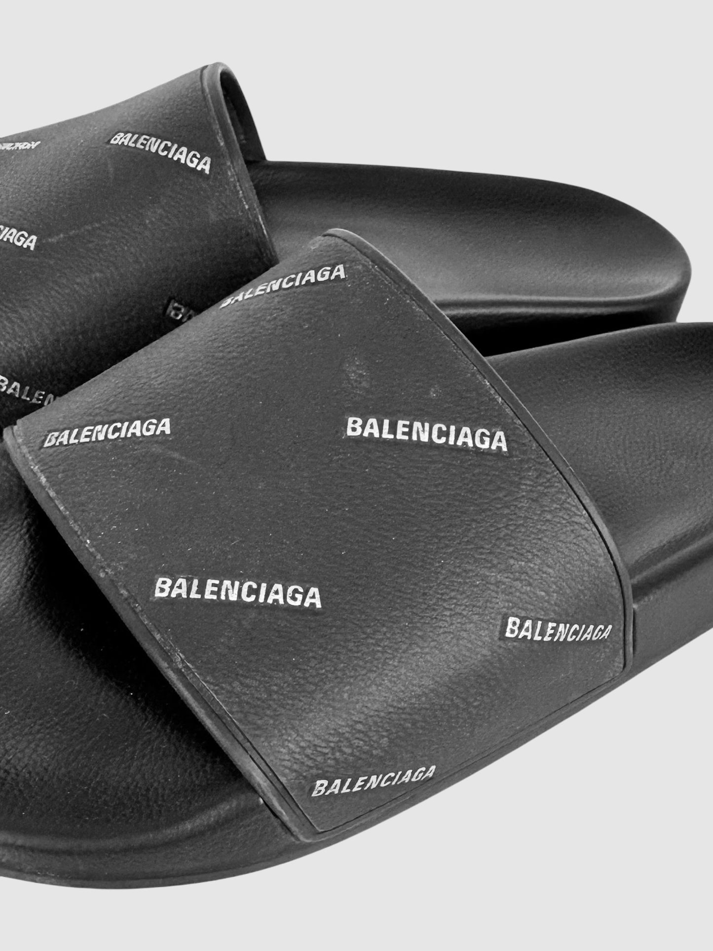 Logo Rubber Slides - Size 9