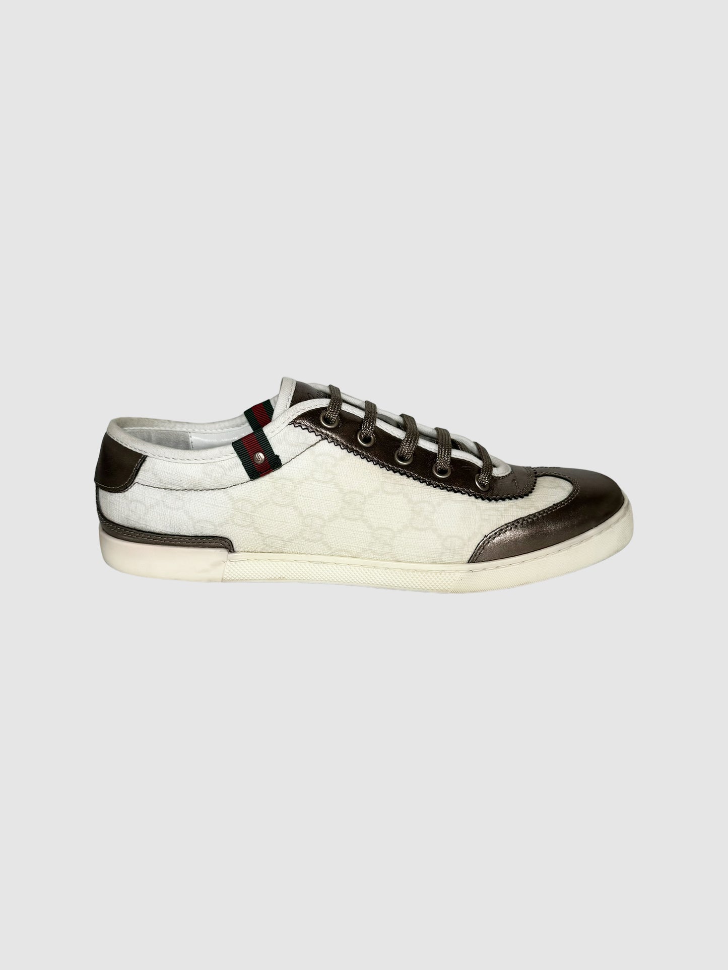 Metallic Canvas Sneakers - Size 39