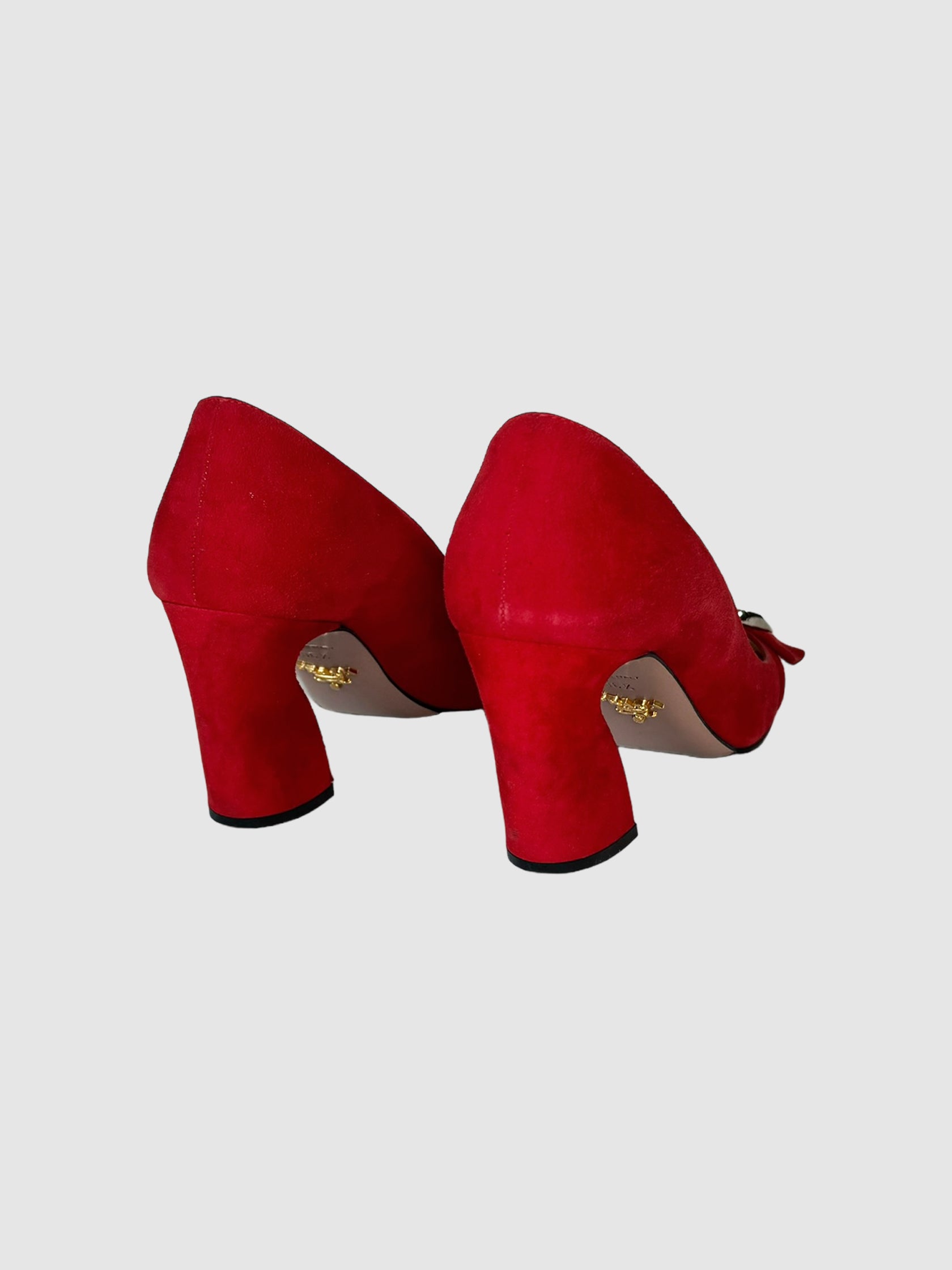 Suede Pumps - Size 36.5