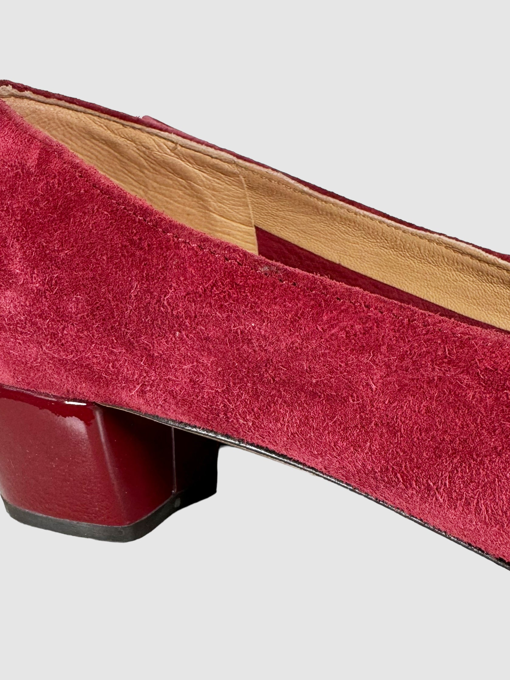 Suede Pumps - Size 11