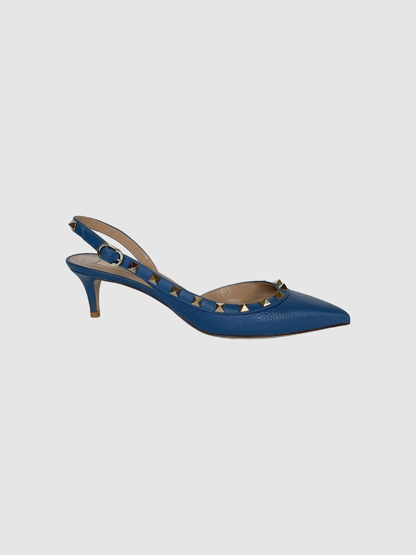 Slingback Rockstud Pumps - Size 7.5
