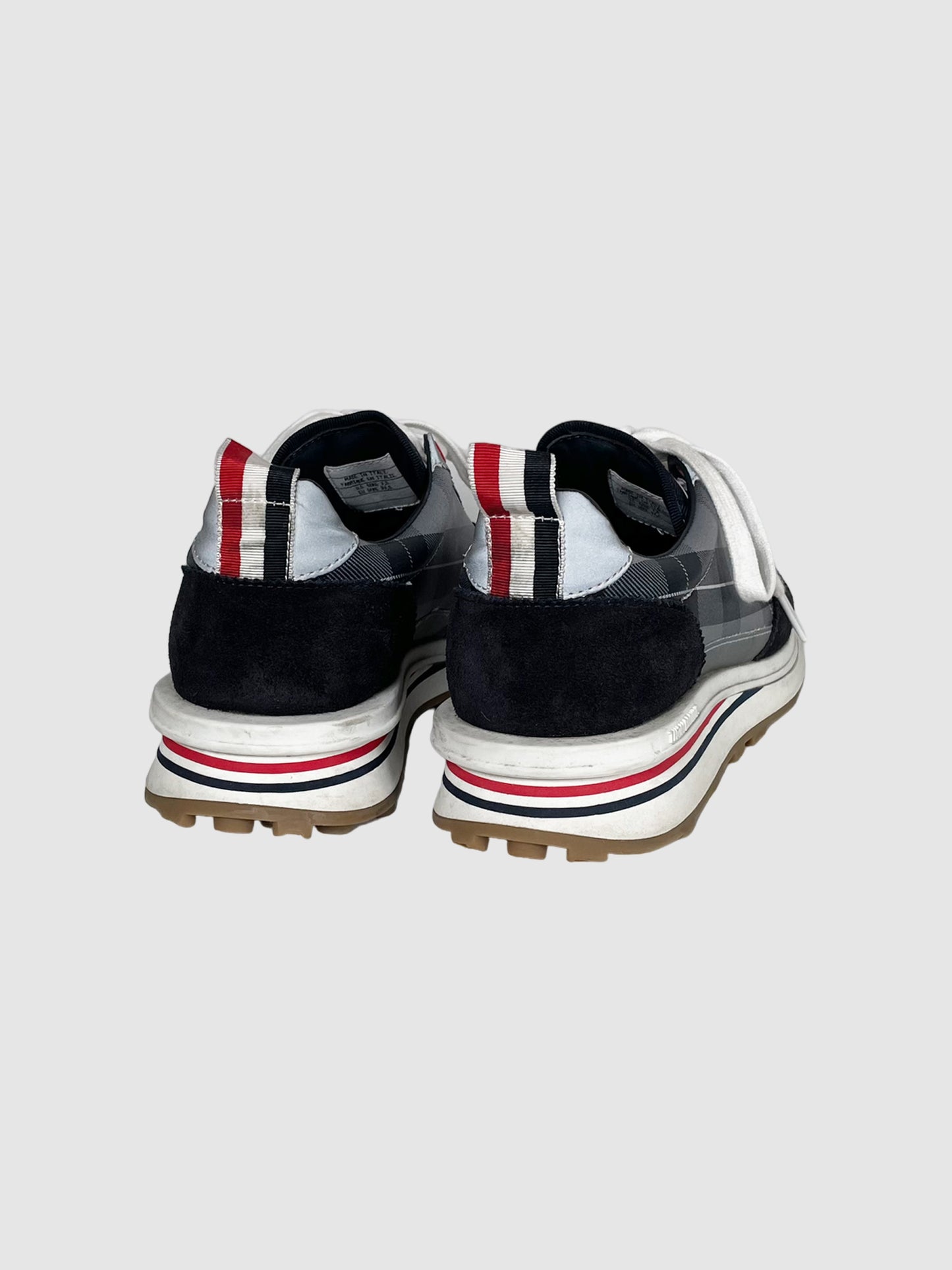 Plaid Sneakers - Size 7.5