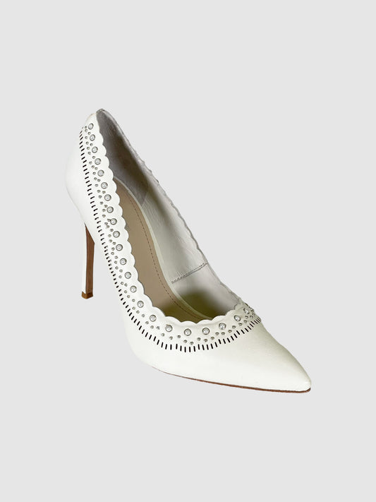 Pearl Studded Pumps - Size 7.5