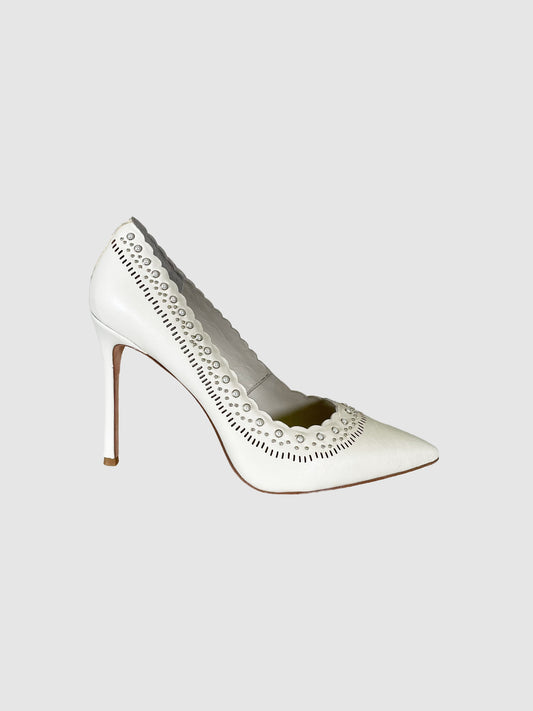 Pearl Studded Pumps - Size 7.5