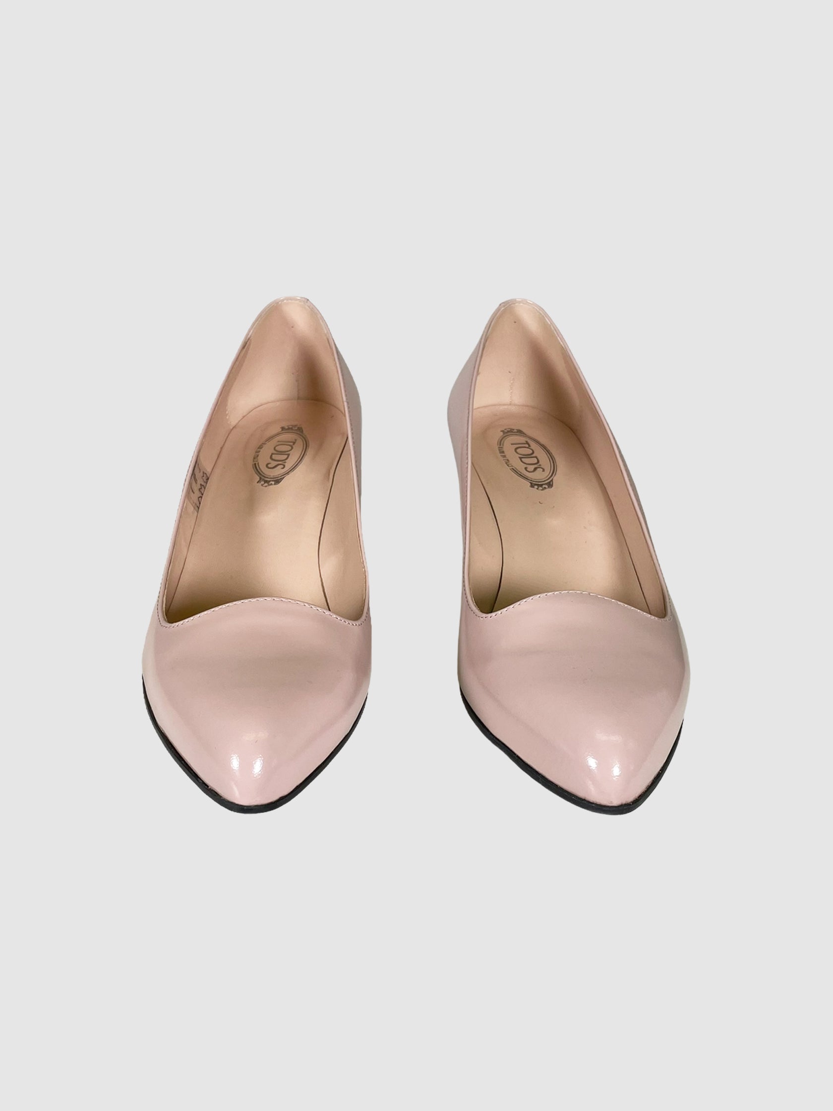 Tod's Patent Leather Wedges - Size 38.5